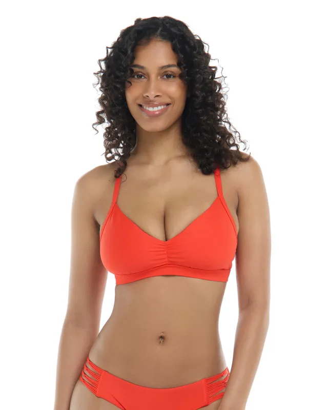 Smoothies Drew D-F Cup Bikini Top - Poppy made by Body Glove