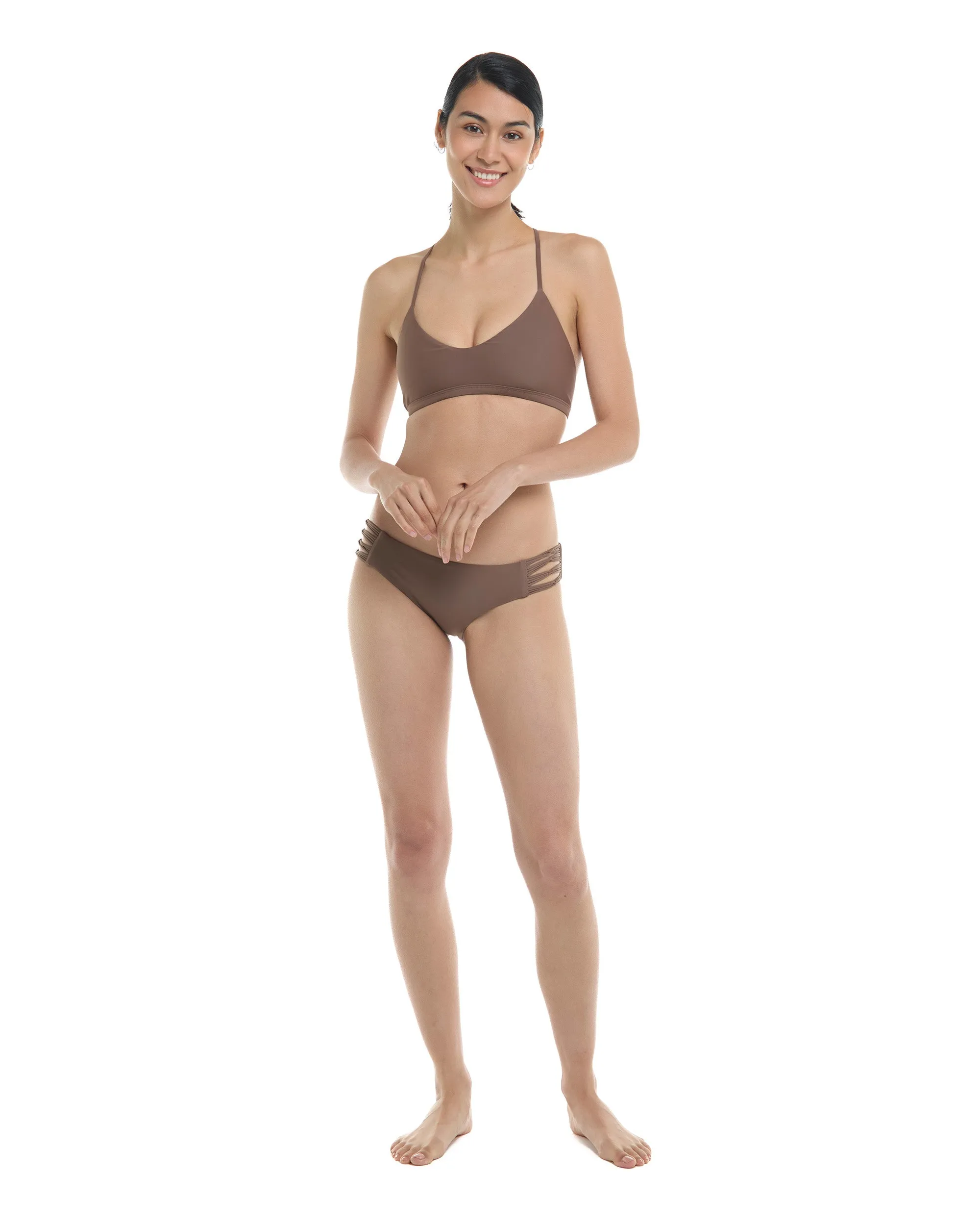 Smoothies Ruth Fixed Triangle Swim Top - Latte sold by Body Glove product image thumbnail 4