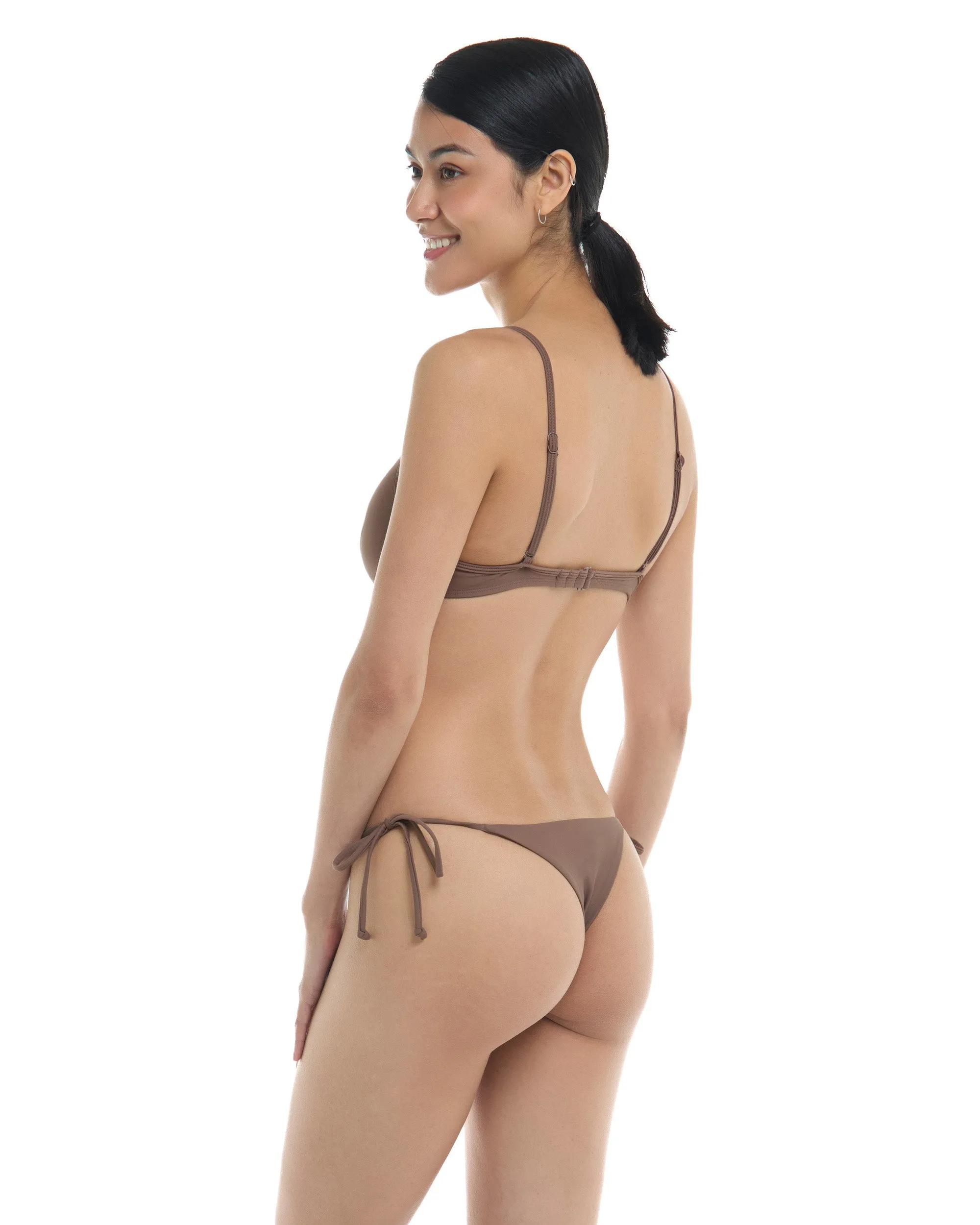 Smoothies Blair Low Rise Bikini Bottom - Latte sold by Body Glove product image thumbnail 4