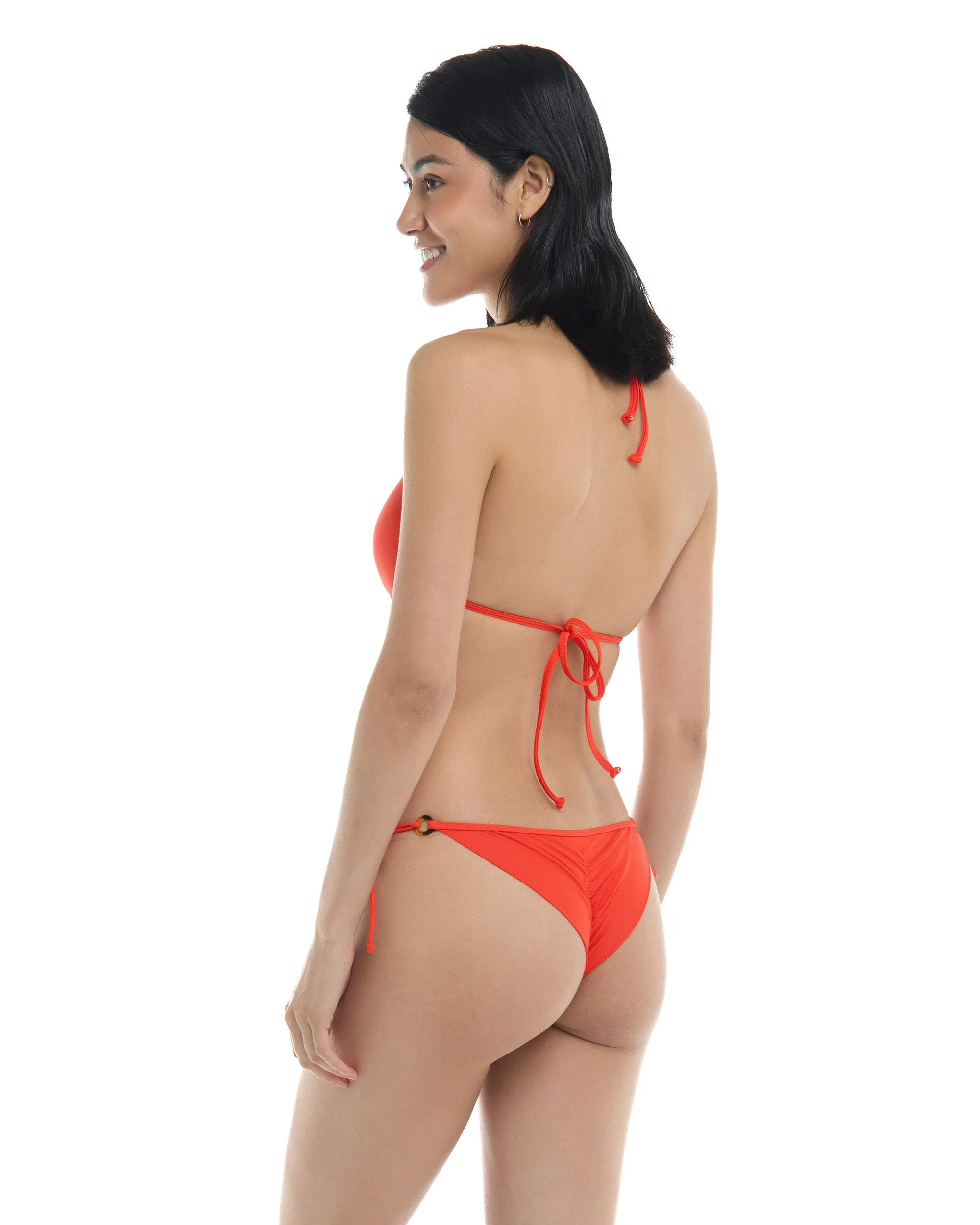 Smoothies Brasilia Tie-Side Bikini Bottom - Poppy sold by Body Glove product image thumbnail 4