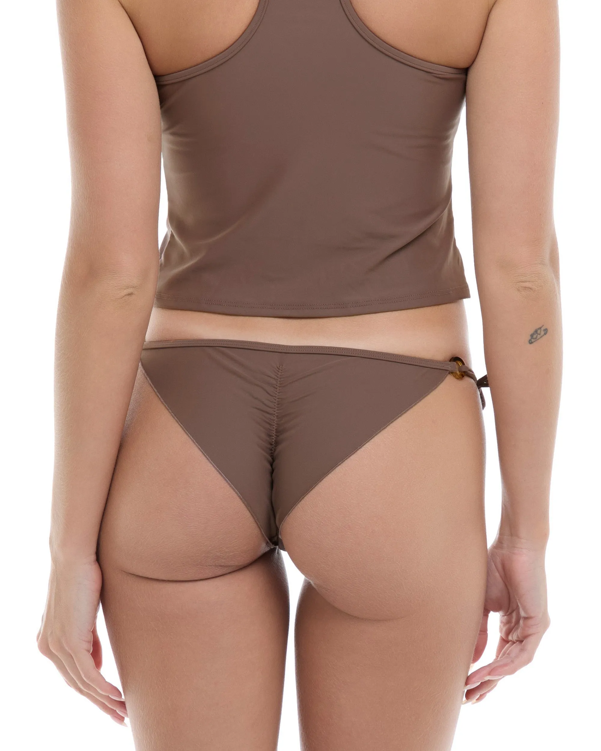 Smoothies Brasilia Tie-Side Bikini Bottom - Latte sold by Body Glove product image thumbnail 2