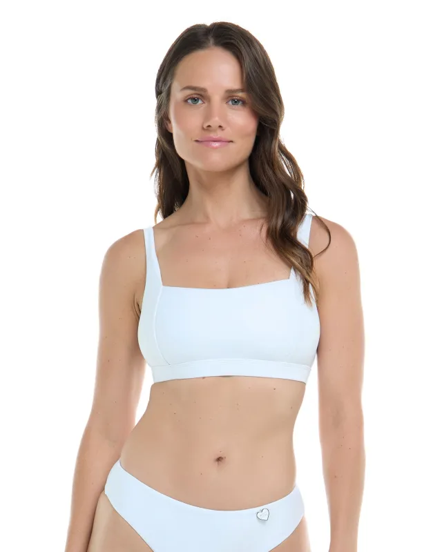 Smoothies Edi Square Neck D-F Cup Bikini Top - Snow made by Body Glove