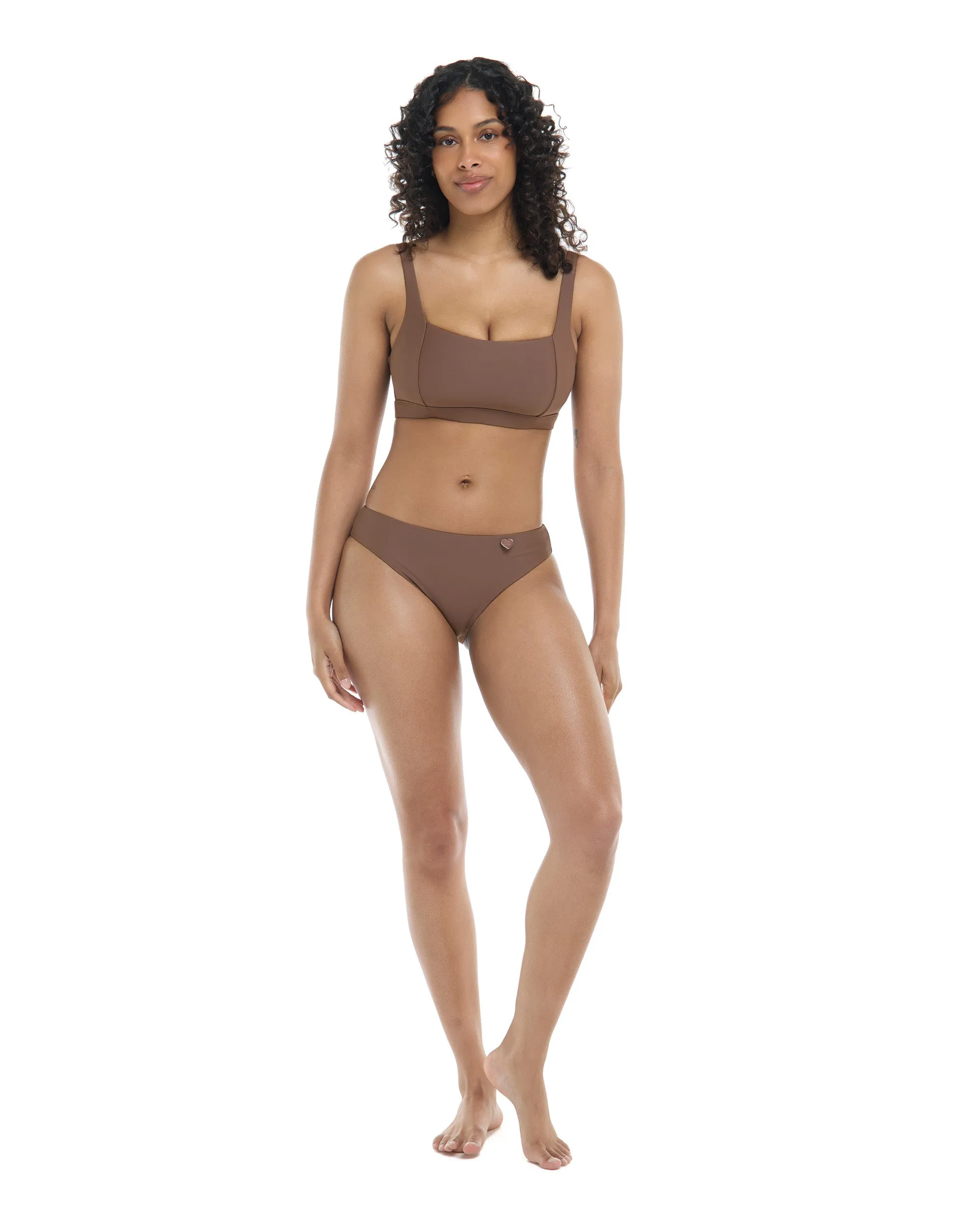 Smoothies Edi Square Neck D-F Cup Bikini Top - Latte sold by Body Glove product image thumbnail 4