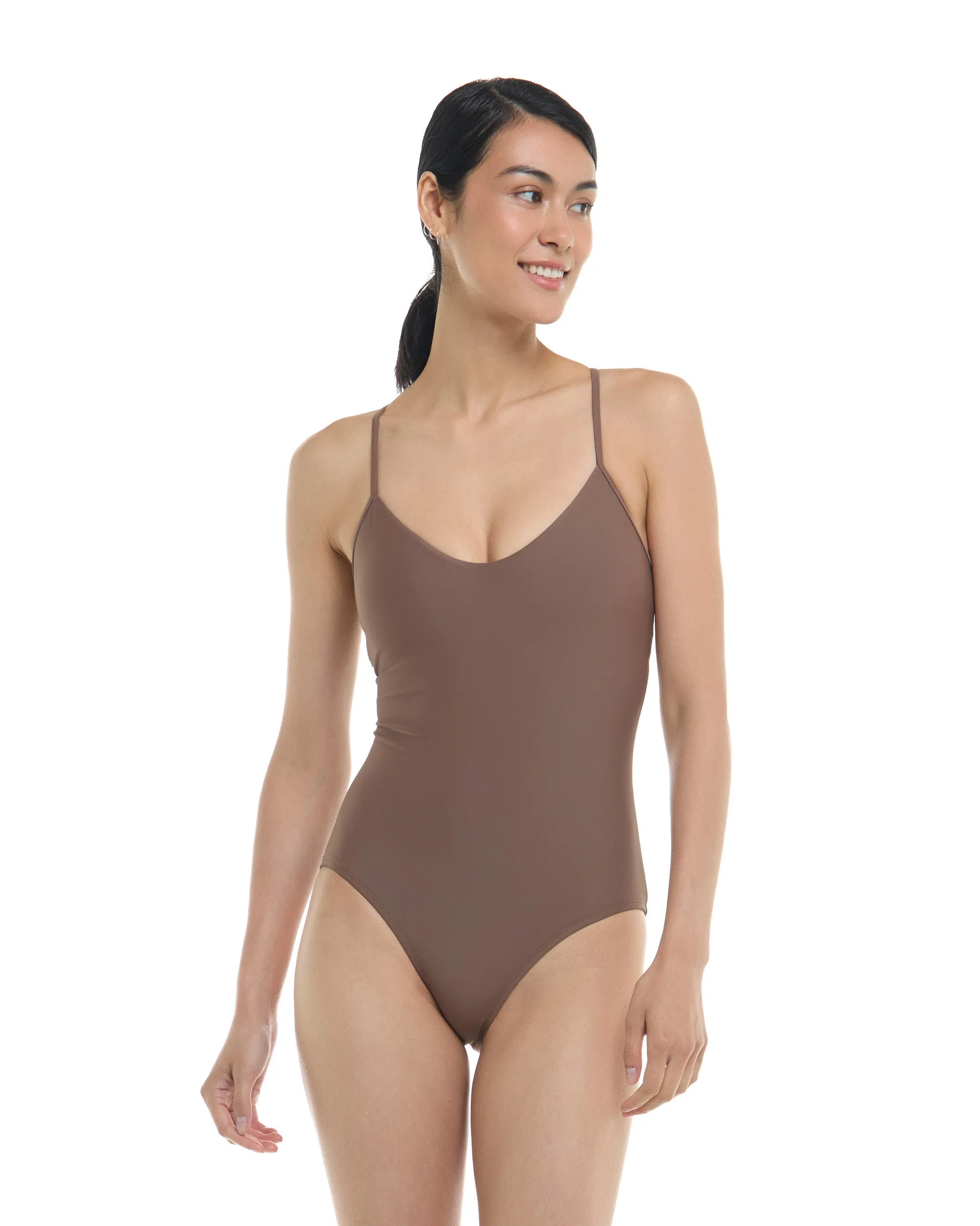 Smoothies Sandbar One-Piece Swimsuit - Latte sold by Body Glove