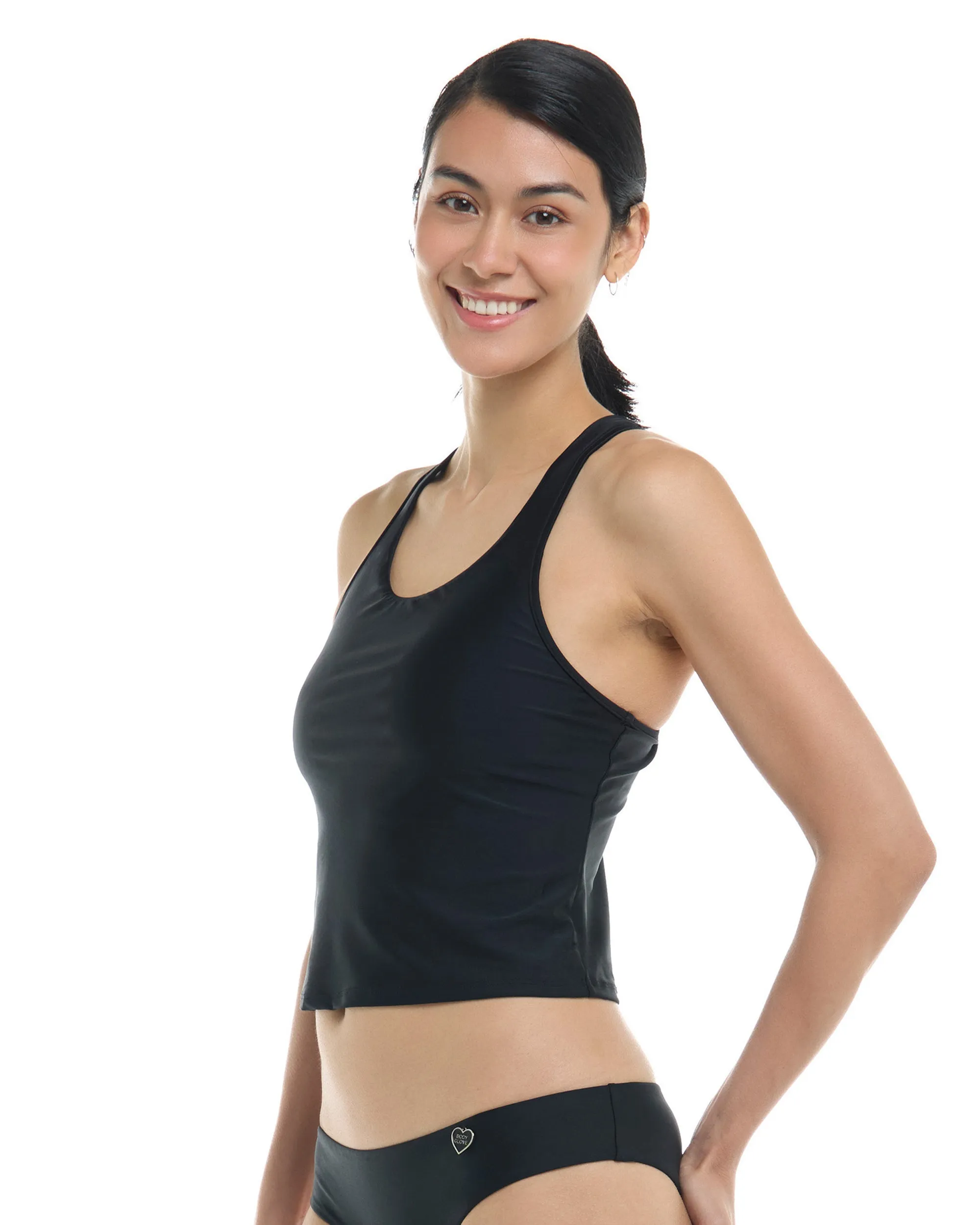 Smoothies Reva Crop Top - Black sold by Body Glove product image thumbnail 3