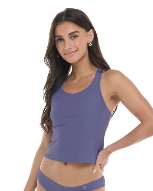 Smoothies Reva Crop Top - Iris sold by Body Glove