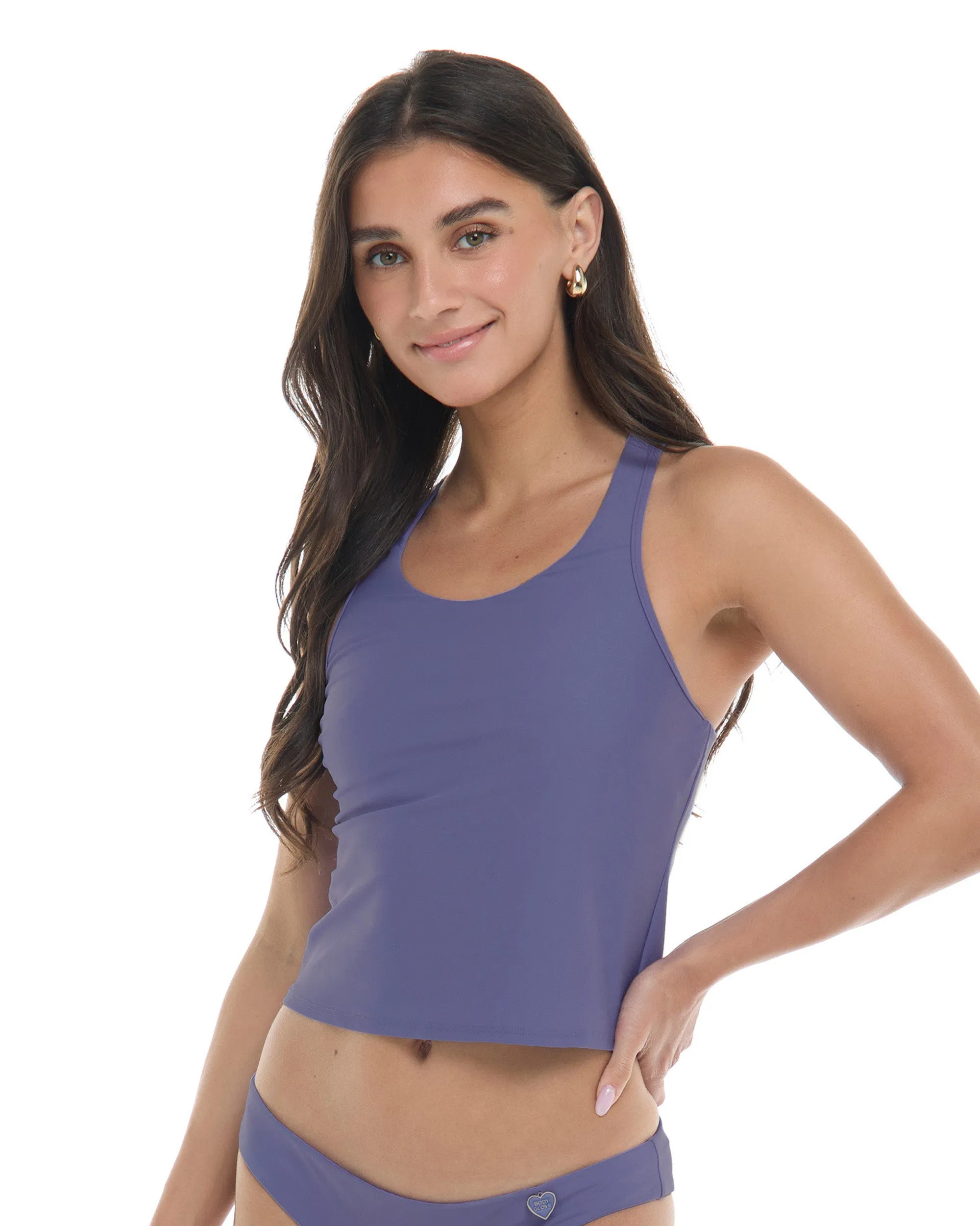 Smoothies Reva Crop Top - Iris sold by Body Glove