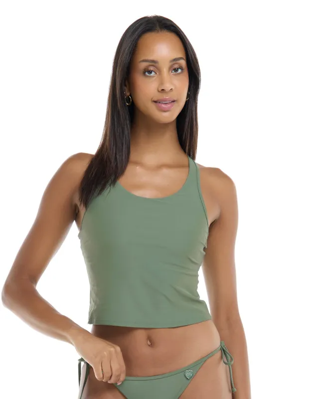 Smoothies Reva Crop Top - Cactus sold by Body Glove