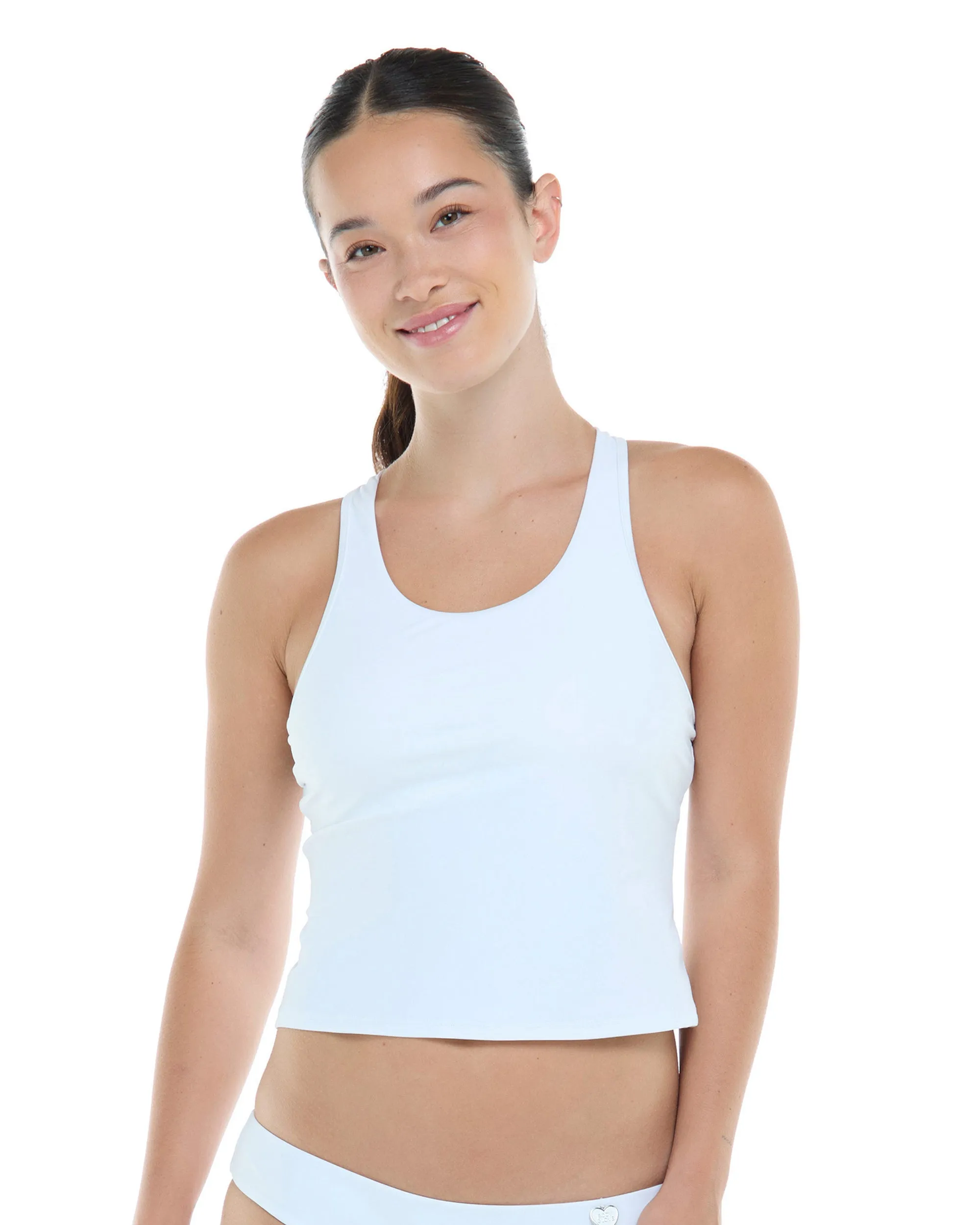 Smoothies Reva Crop Top - Snow sold by Body Glove