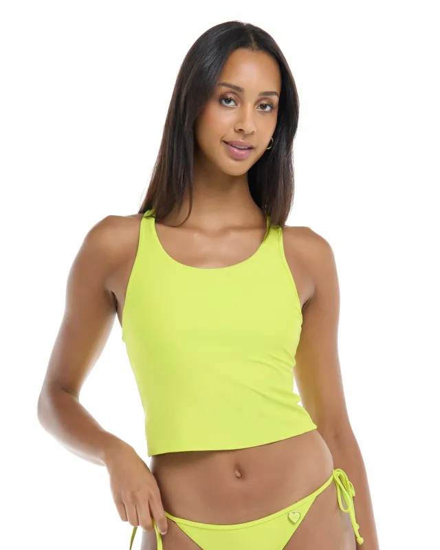 Smoothies Reva Crop Top - Key Lime sold by Body Glove