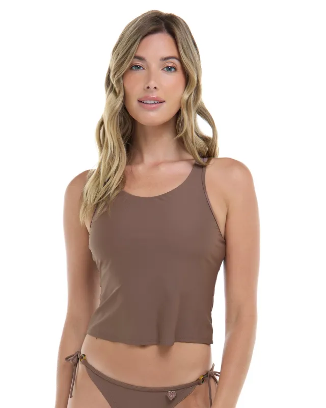 Smoothies Reva Crop Top - Latte sold by Body Glove