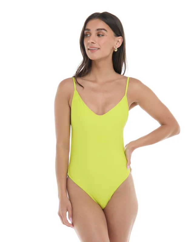 Smoothies Claire One-Piece Swimsuit - Key Lime sold by Body Glove