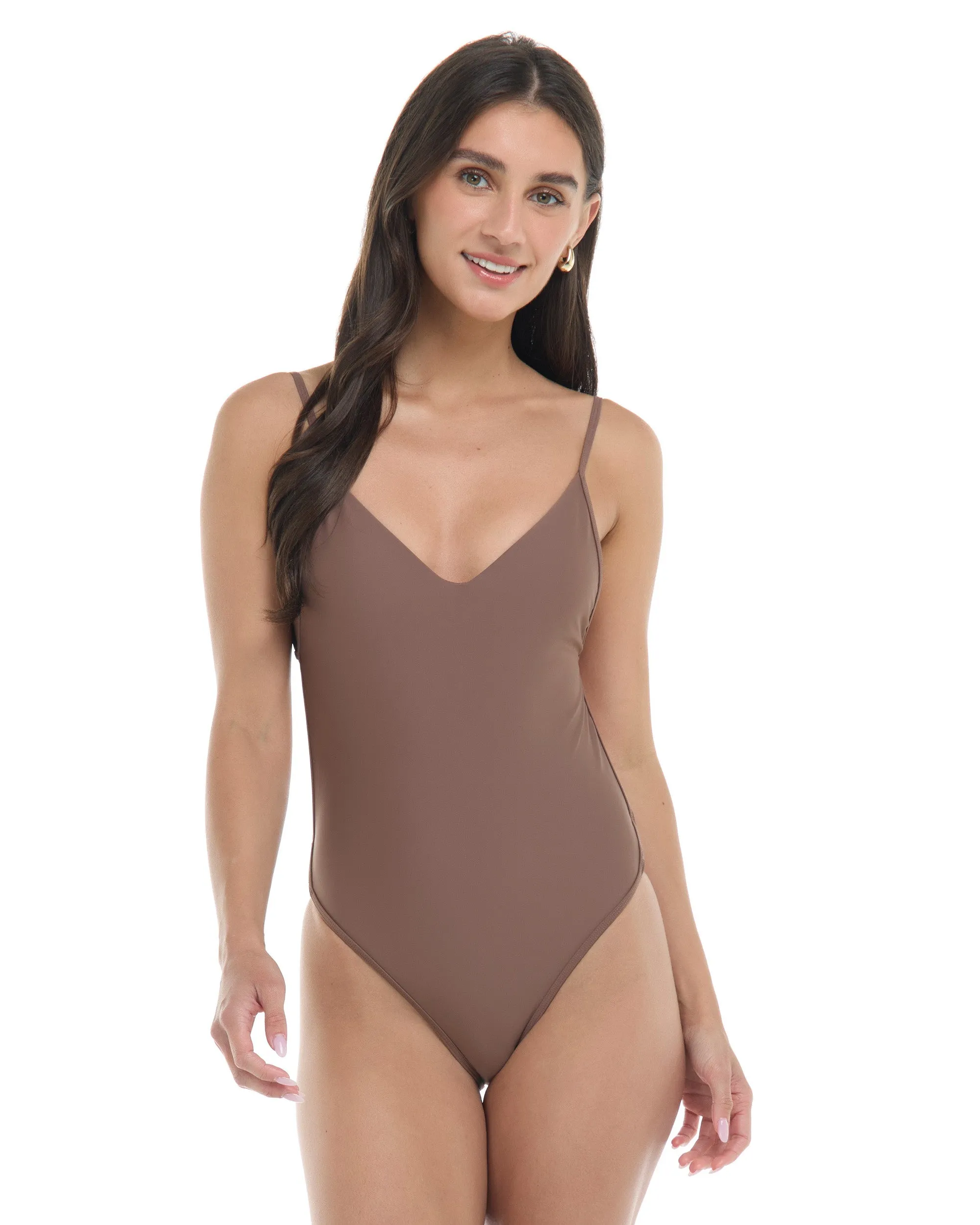 Smoothies Claire One-Piece Swimsuit - Latte sold by Body Glove