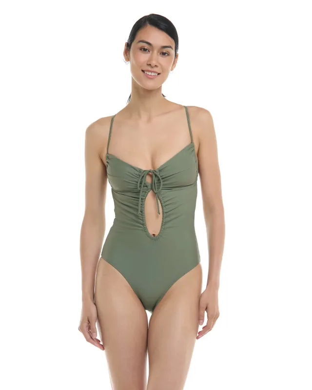 Smoothies Selena One-Piece Swimsuit - Cactus sold by Body Glove
