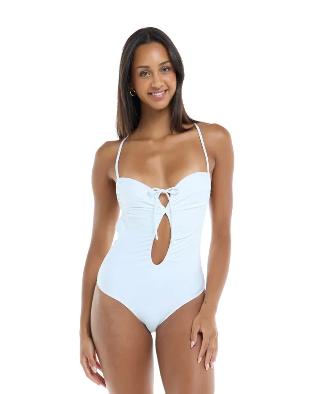 Smoothies Selena One-Piece Swimsuit - Snow sold by Body Glove