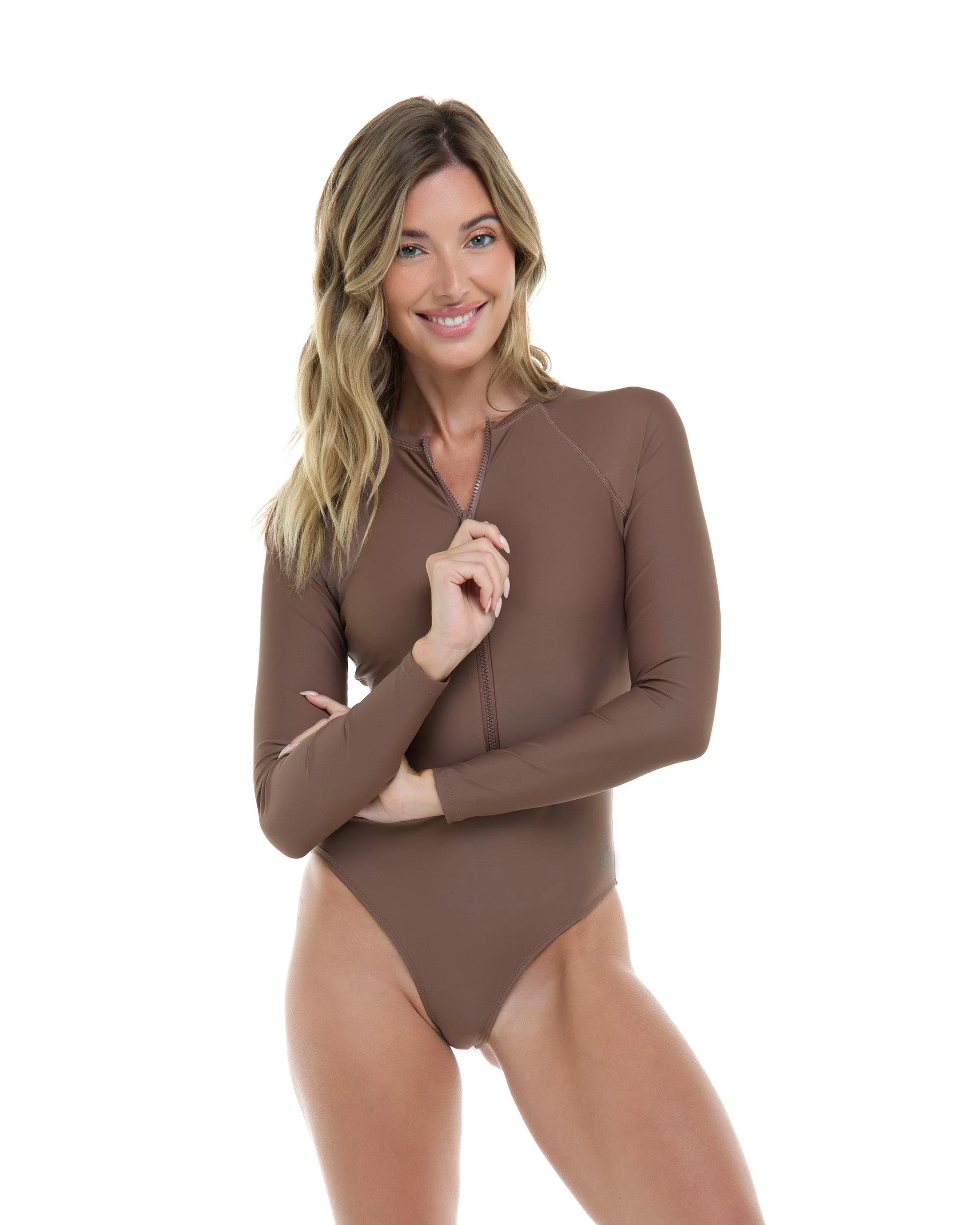 Smoothies Sloane One-Piece Swimsuit - Latte sold by Body Glove product image thumbnail 4