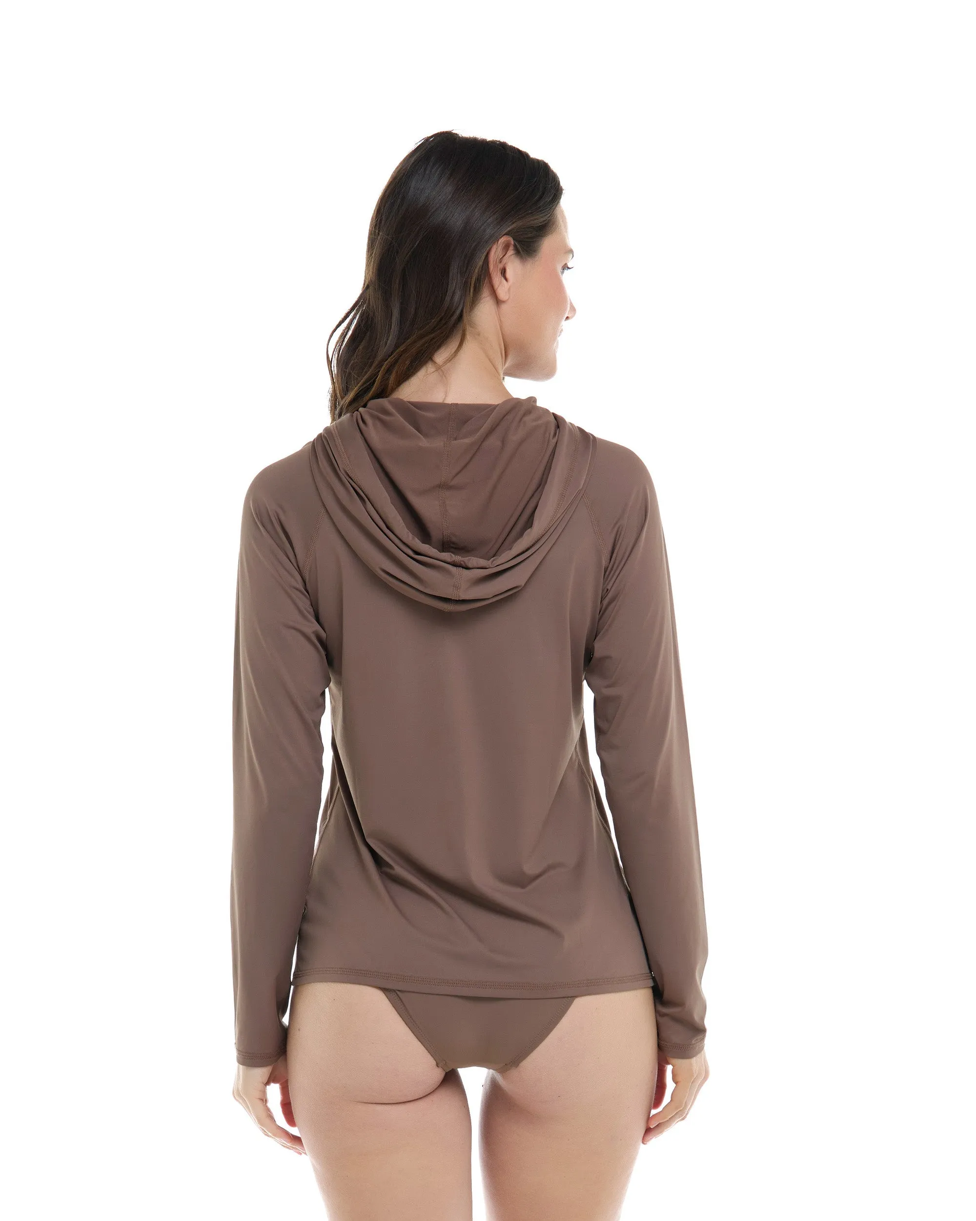 Smoothies Barbara Hoodie Rashguard - Latte sold by Body Glove product image thumbnail 2