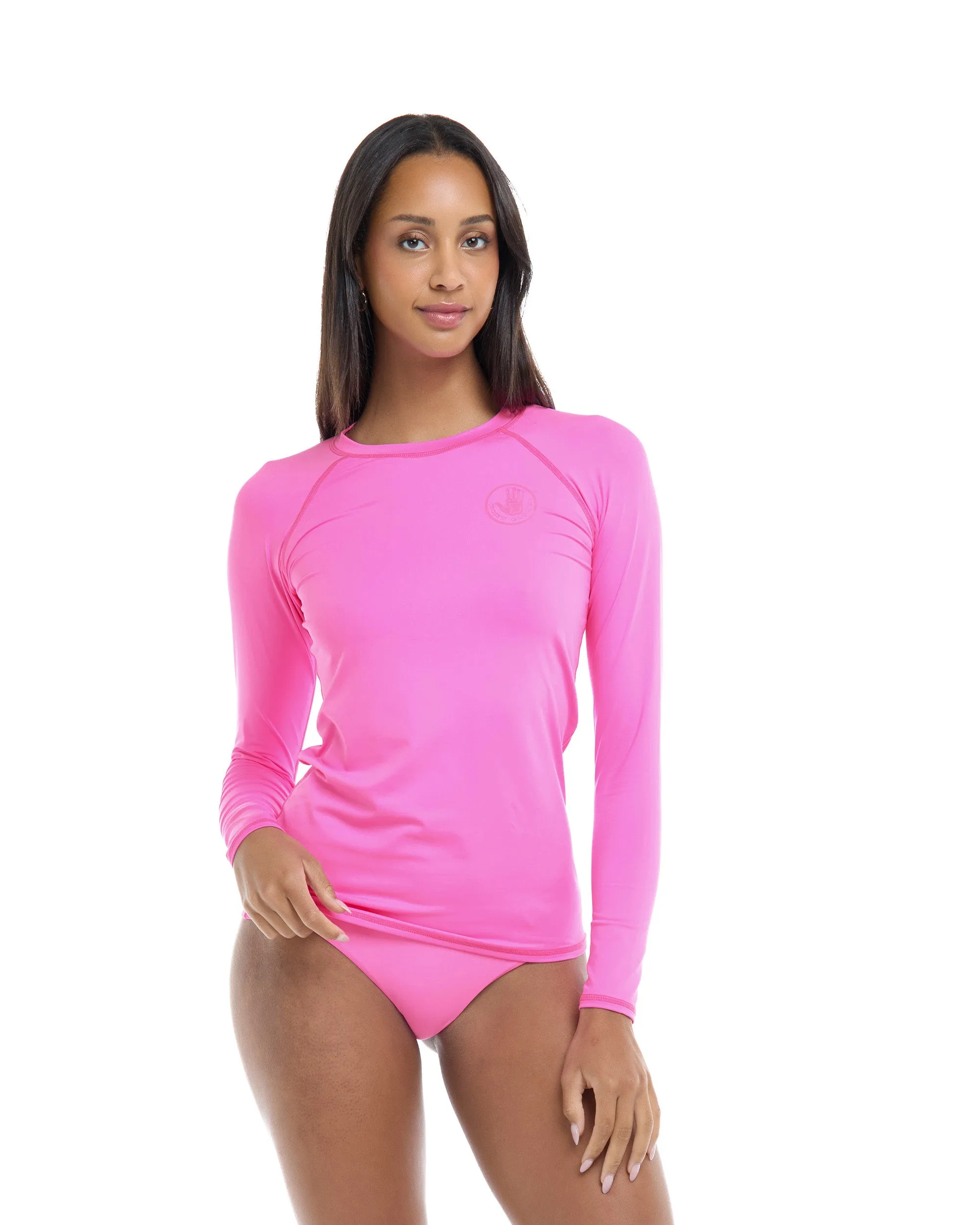 Smoothies Sleek Long Sleeve Rashguard - Sugar Plum sold by Body Glove