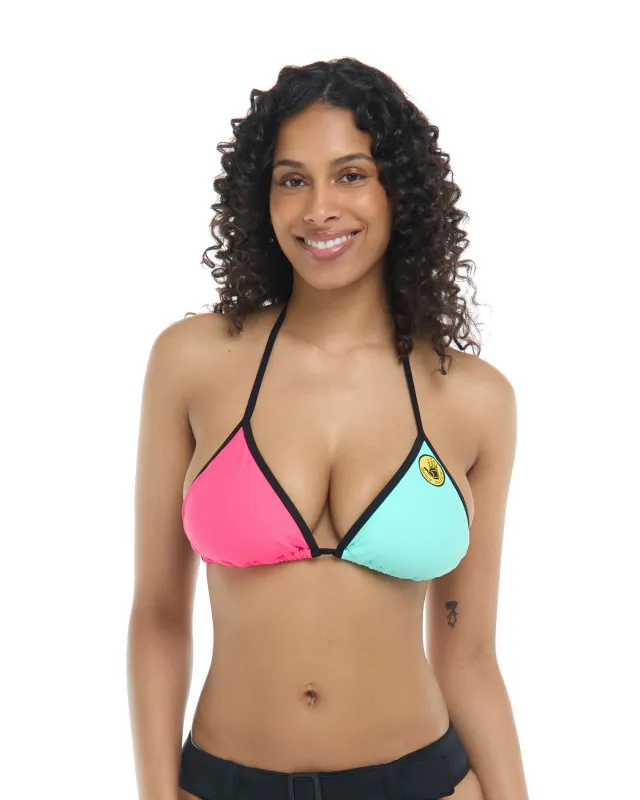 Groove Dita Triangle Bikini Top D - Groove / Bubble Gum sold by Body Glove