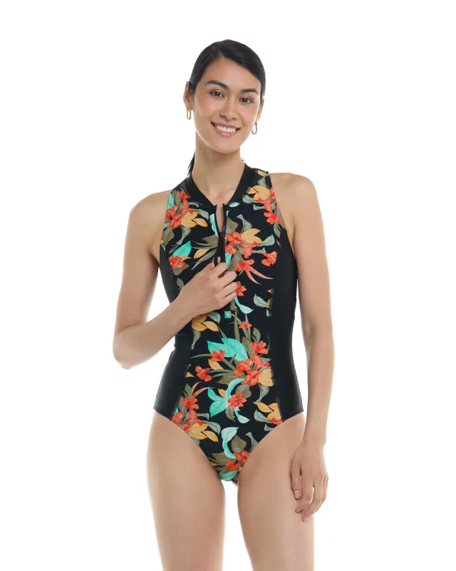 Hamoa Edith One-Piece Swimsuit - Black sold by Body Glove