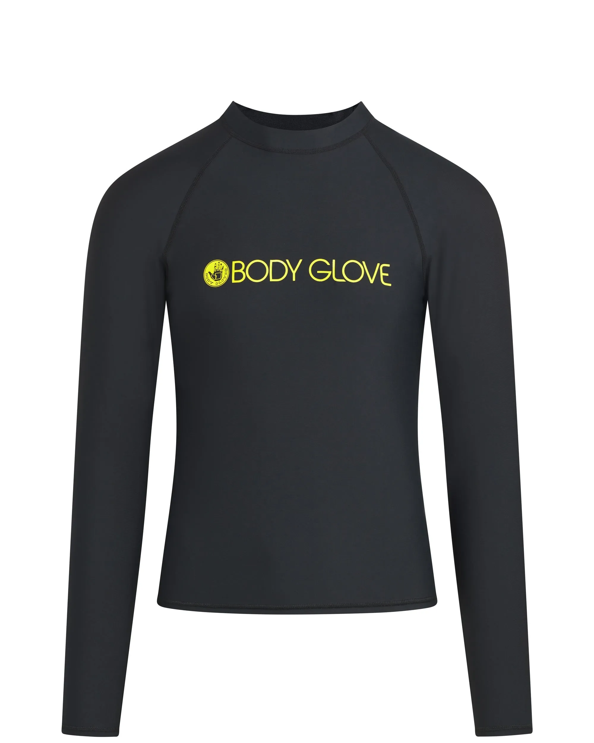 Men's Basic Long-Arm Lycra Rash Guard - Black sold by Body Glove