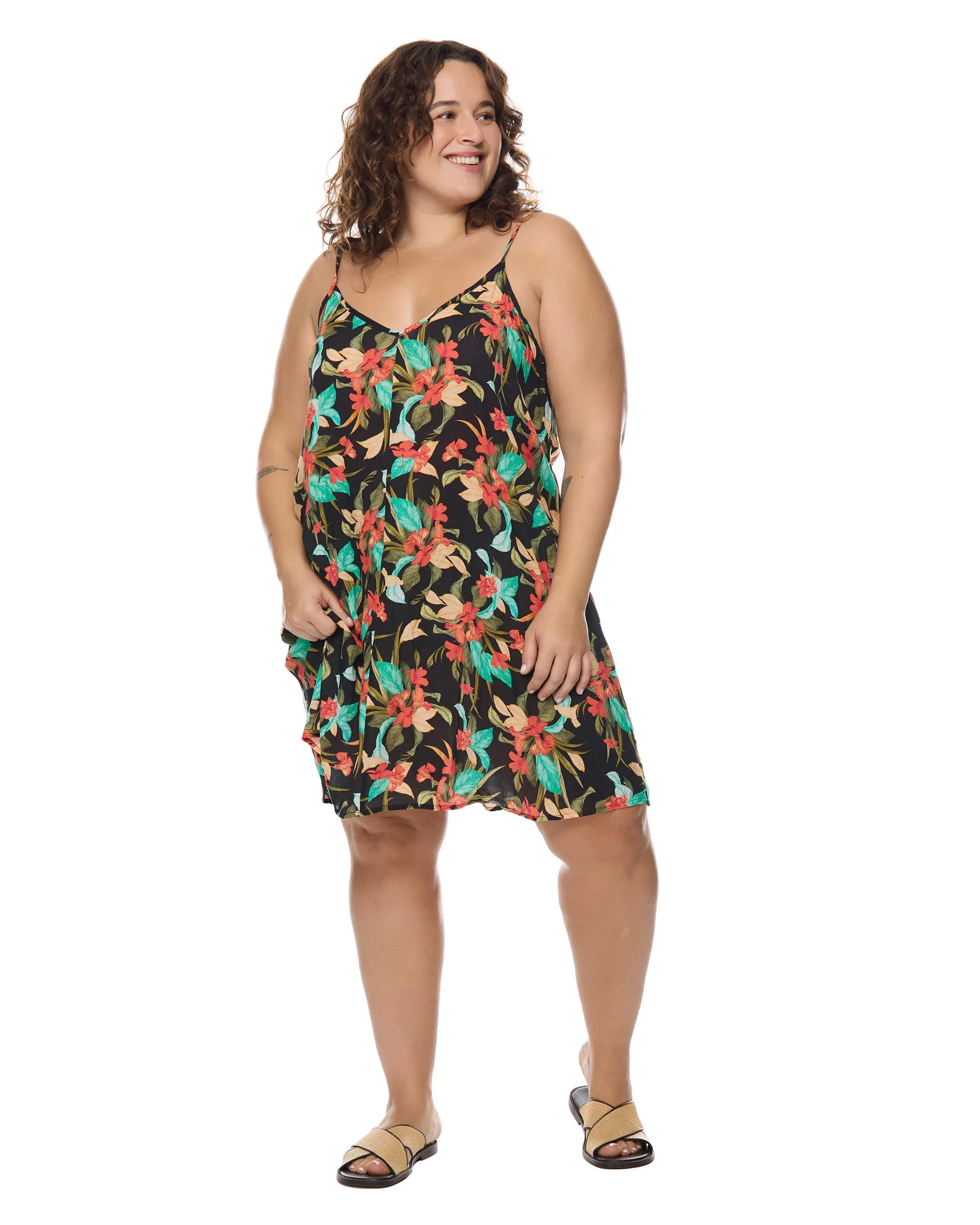 Nicole Dress Plus Size - Black/Hamoa Prt sold by Body Glove product image thumbnail 5