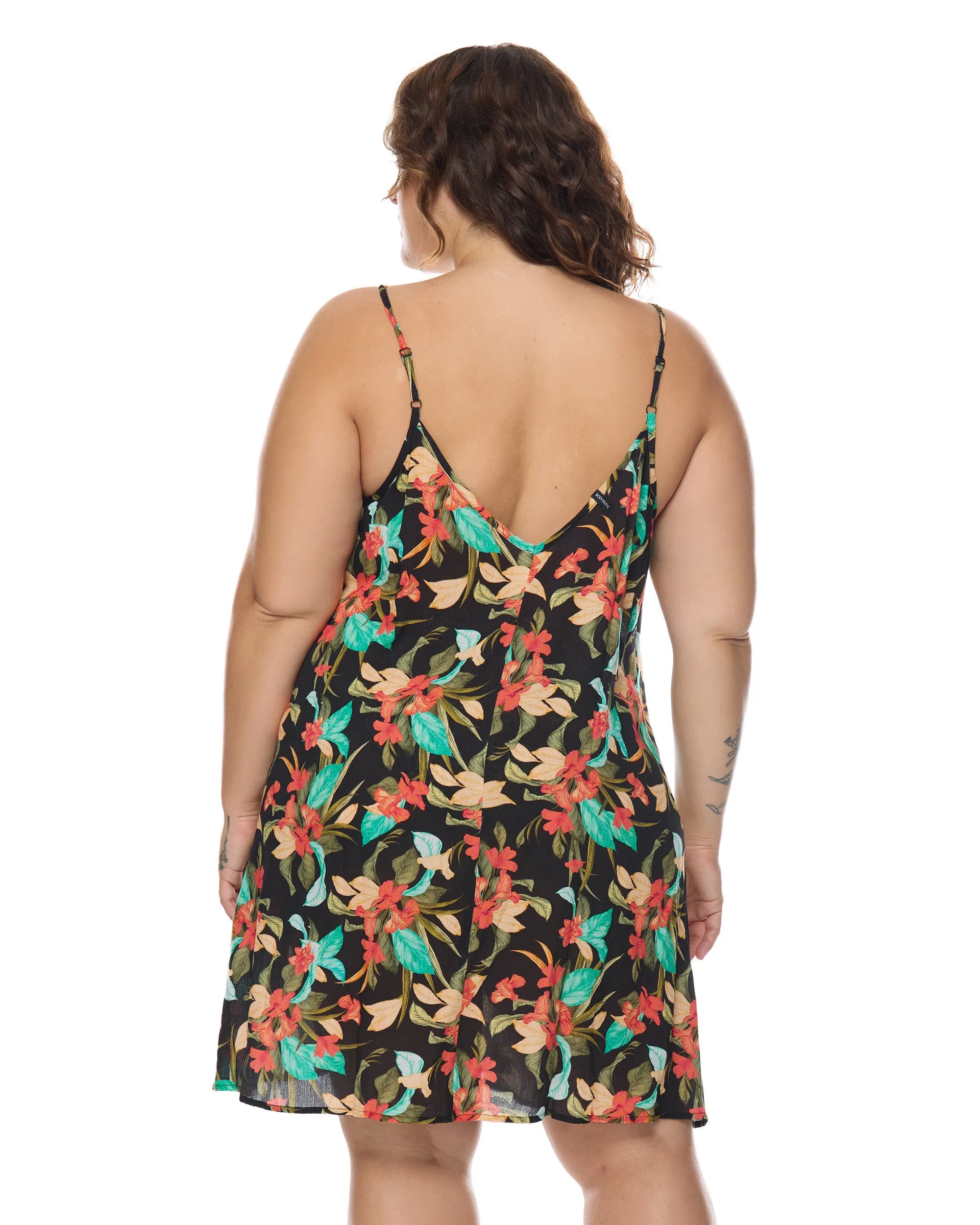 Nicole Dress Plus Size - Black/Hamoa Prt sold by Body Glove product image thumbnail 2