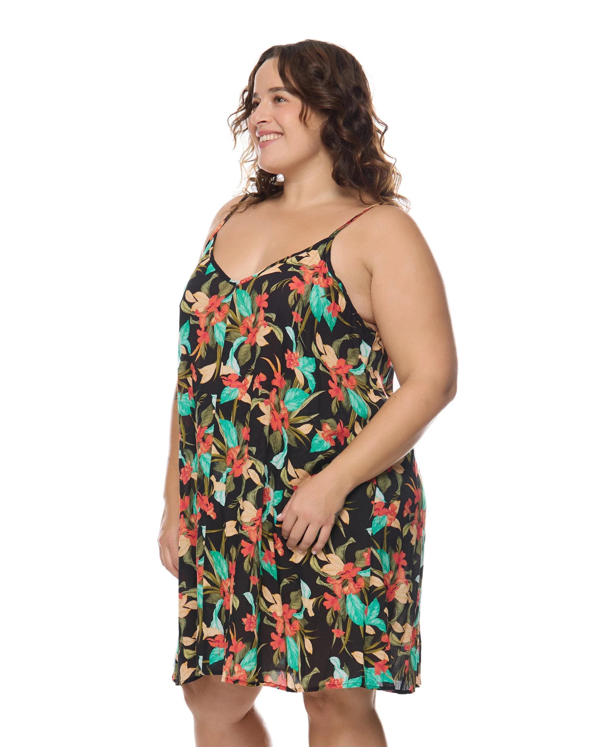 Nicole Dress Plus Size - Black/Hamoa Prt sold by Body Glove product image thumbnail 4