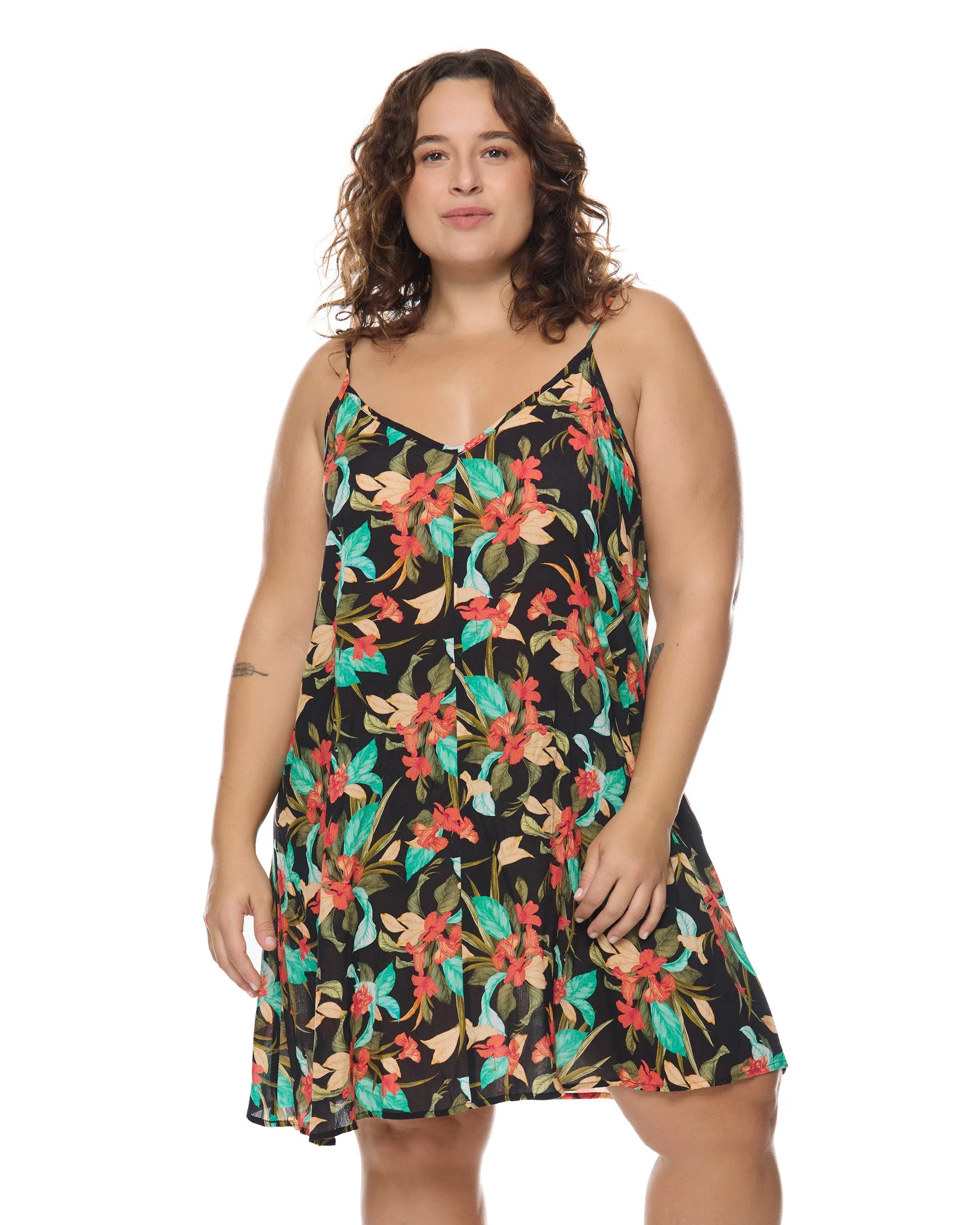 Nicole Dress Plus Size - Black/Hamoa Prt sold by Body Glove product image thumbnail 3