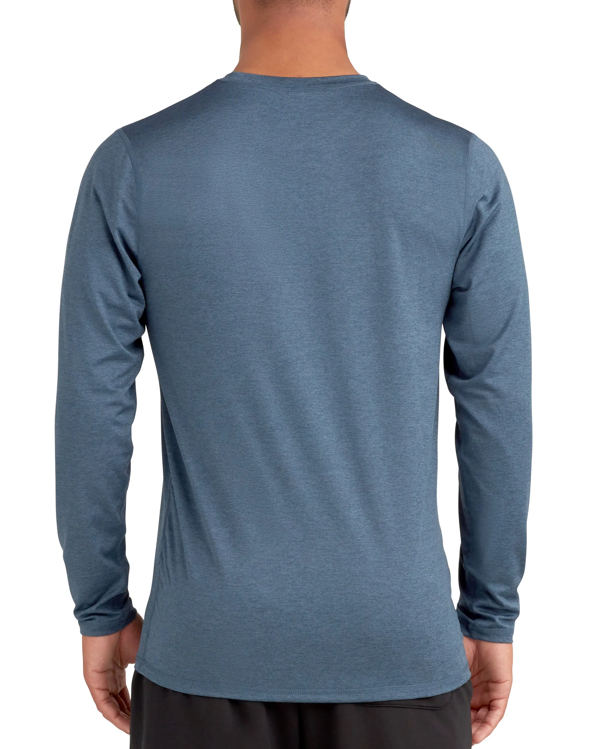 Offshore UPF Long-Sleeve Sun Shirt - Heather Navy sold by Body Glove product image thumbnail 2