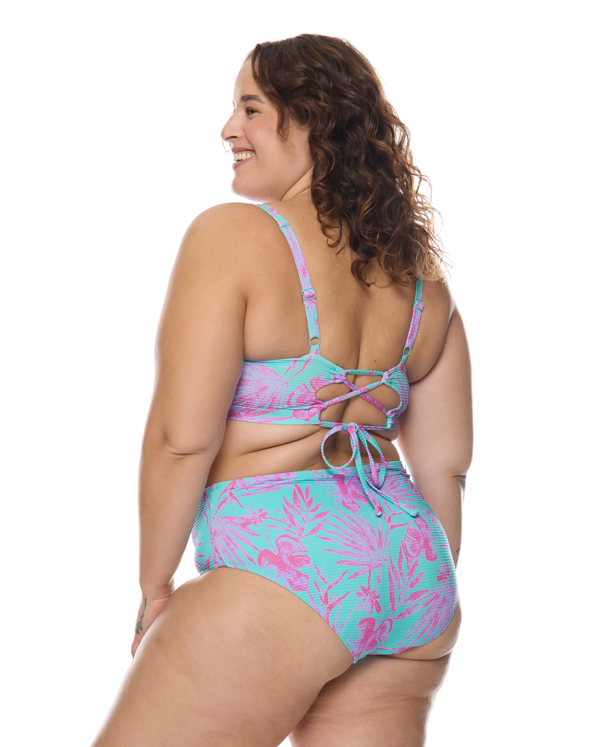 Azores High Tide Plus Size Swim Bottom - Sea Mist sold by Body Glove product image thumbnail 4