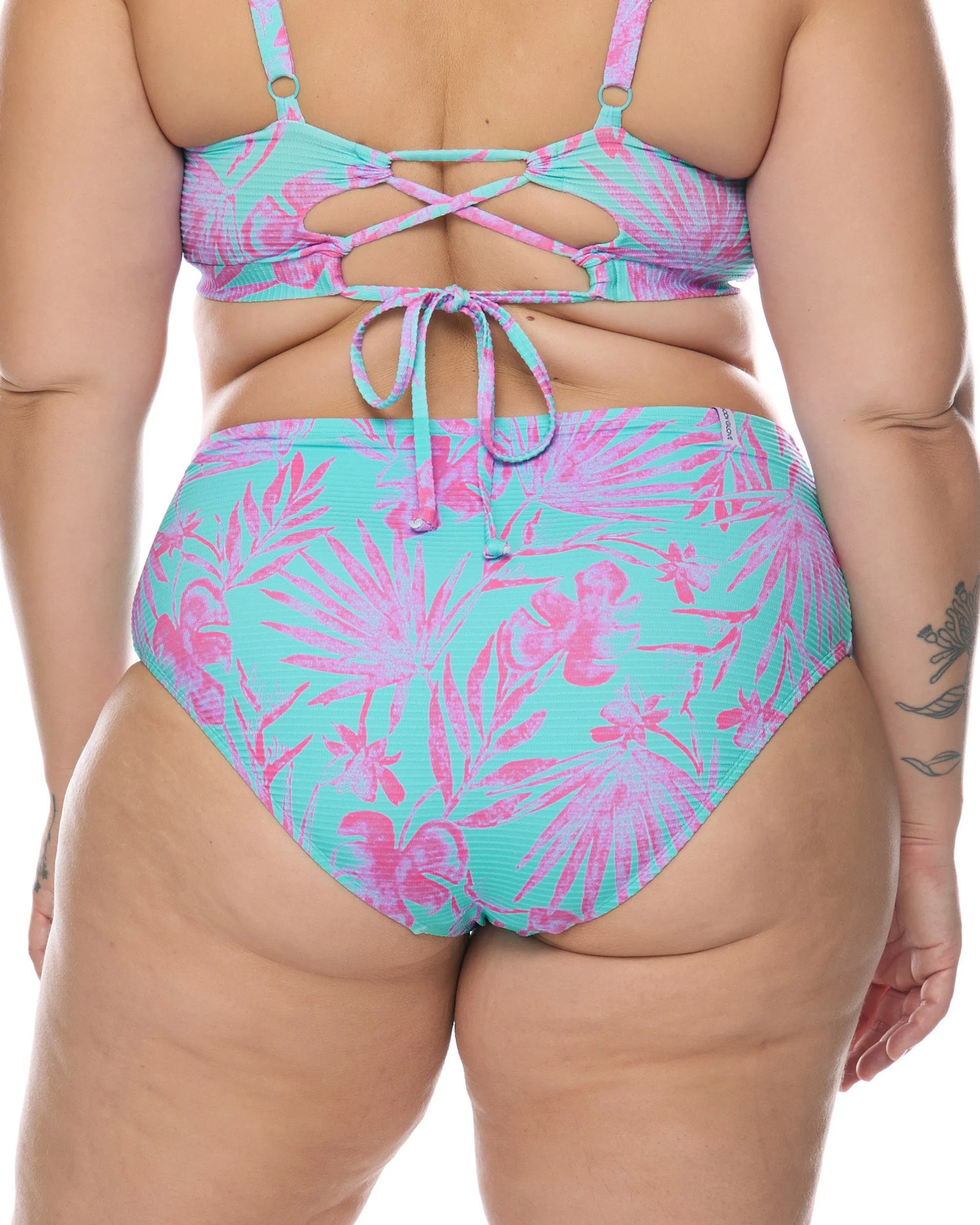 Azores High Tide Plus Size Swim Bottom - Sea Mist sold by Body Glove product image thumbnail 2