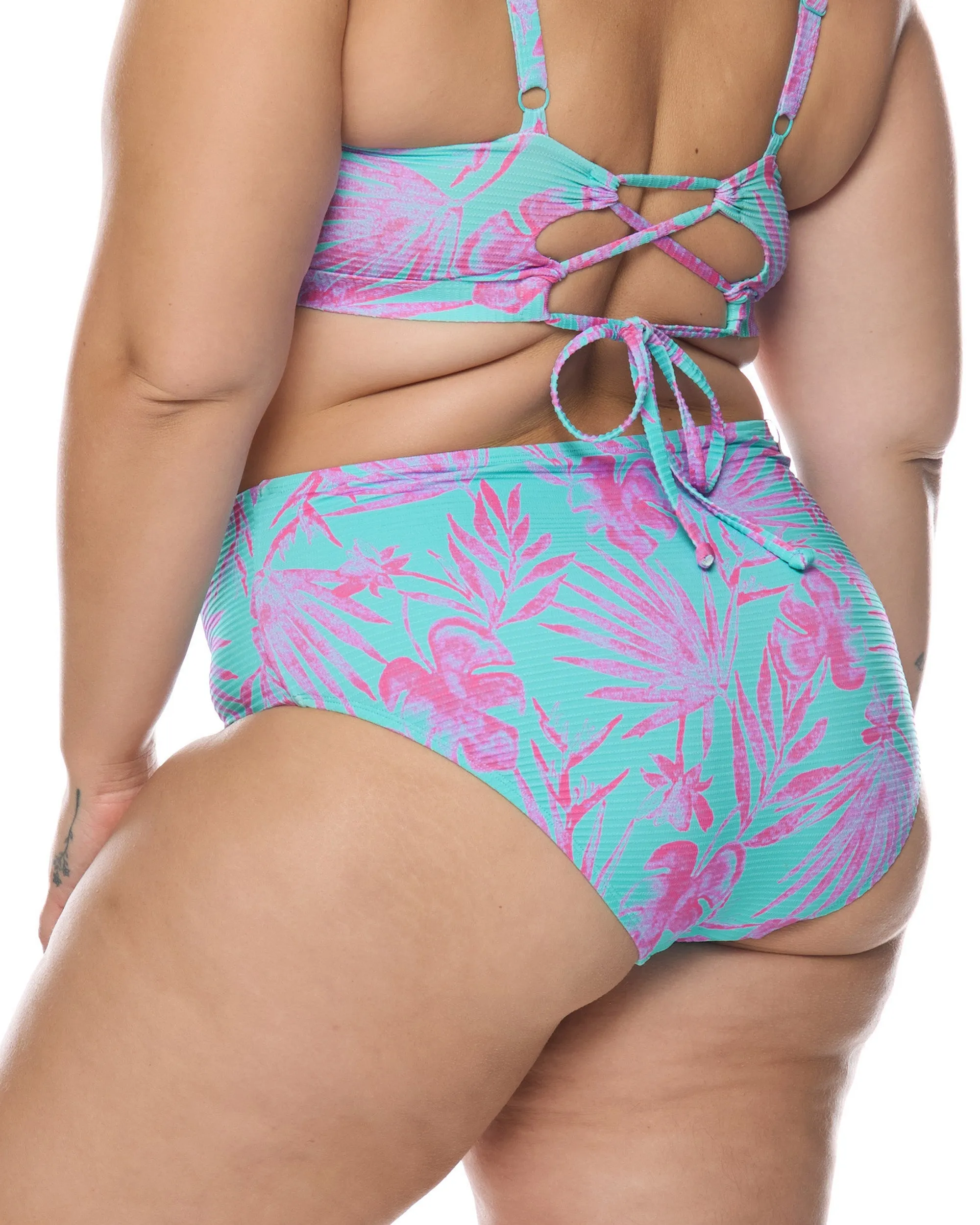 Azores High Tide Plus Size Swim Bottom - Sea Mist sold by Body Glove product image thumbnail 3