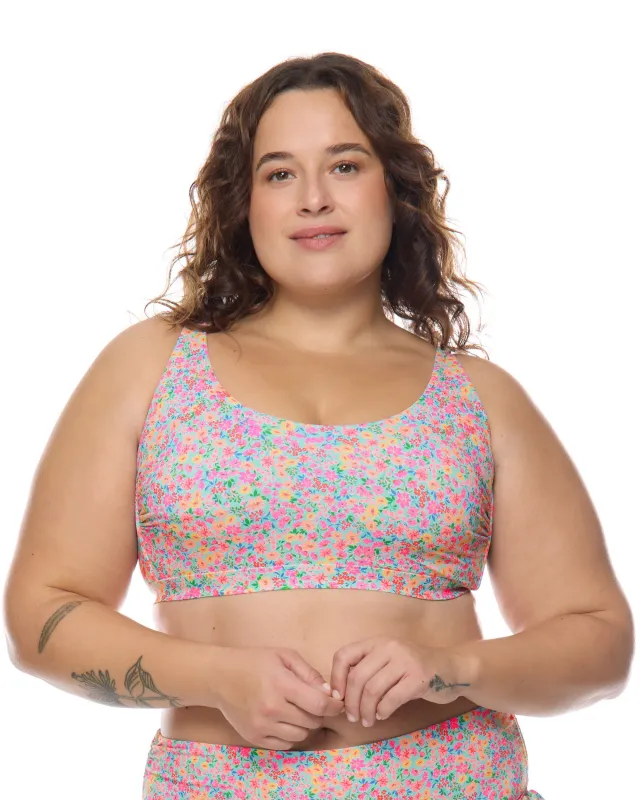 Estella Amore Plus Size Scoop Bikini Top - Sea Mist made by Body Glove