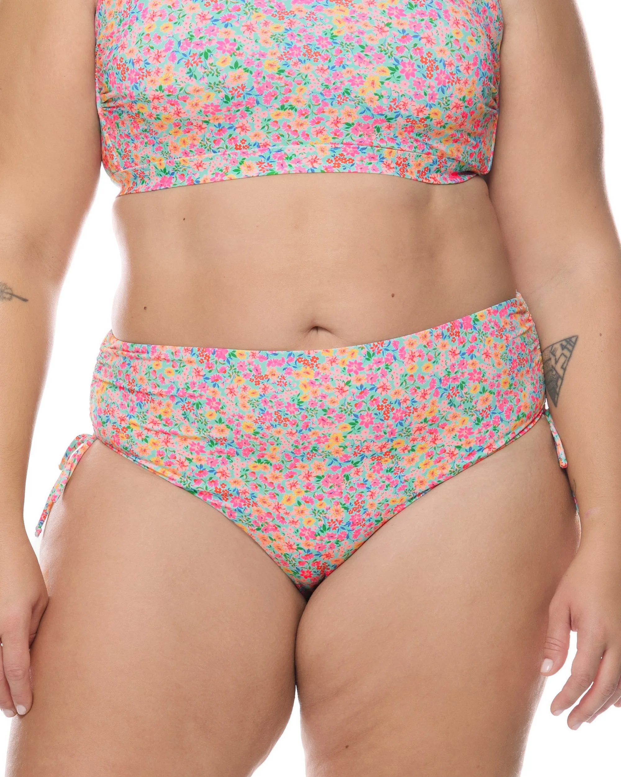 Estella High Tide Plus Size Swim Bottom - Sea Mist sold by Body Glove