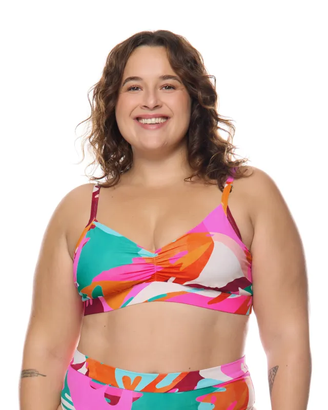Hype Drew Plus Size Swim Top - Multi / Hype made by Body Glove