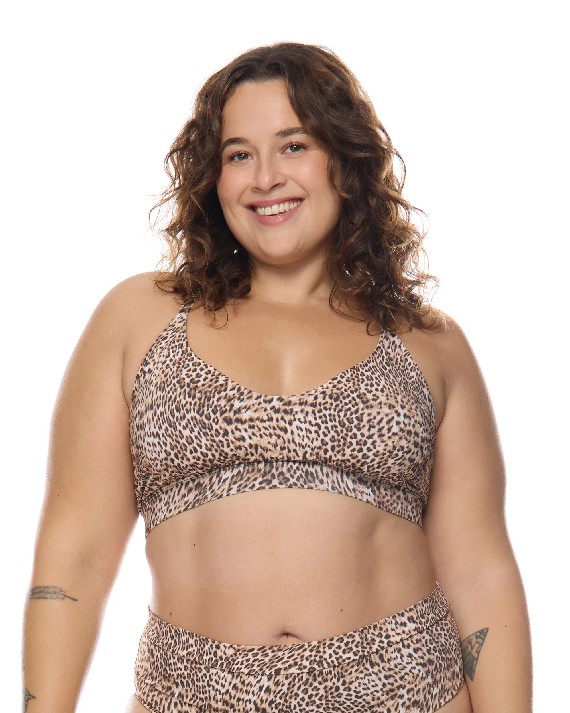 Primal Ruth Plus Size Fixed Triangle Swim Top - Black sold by Body Glove