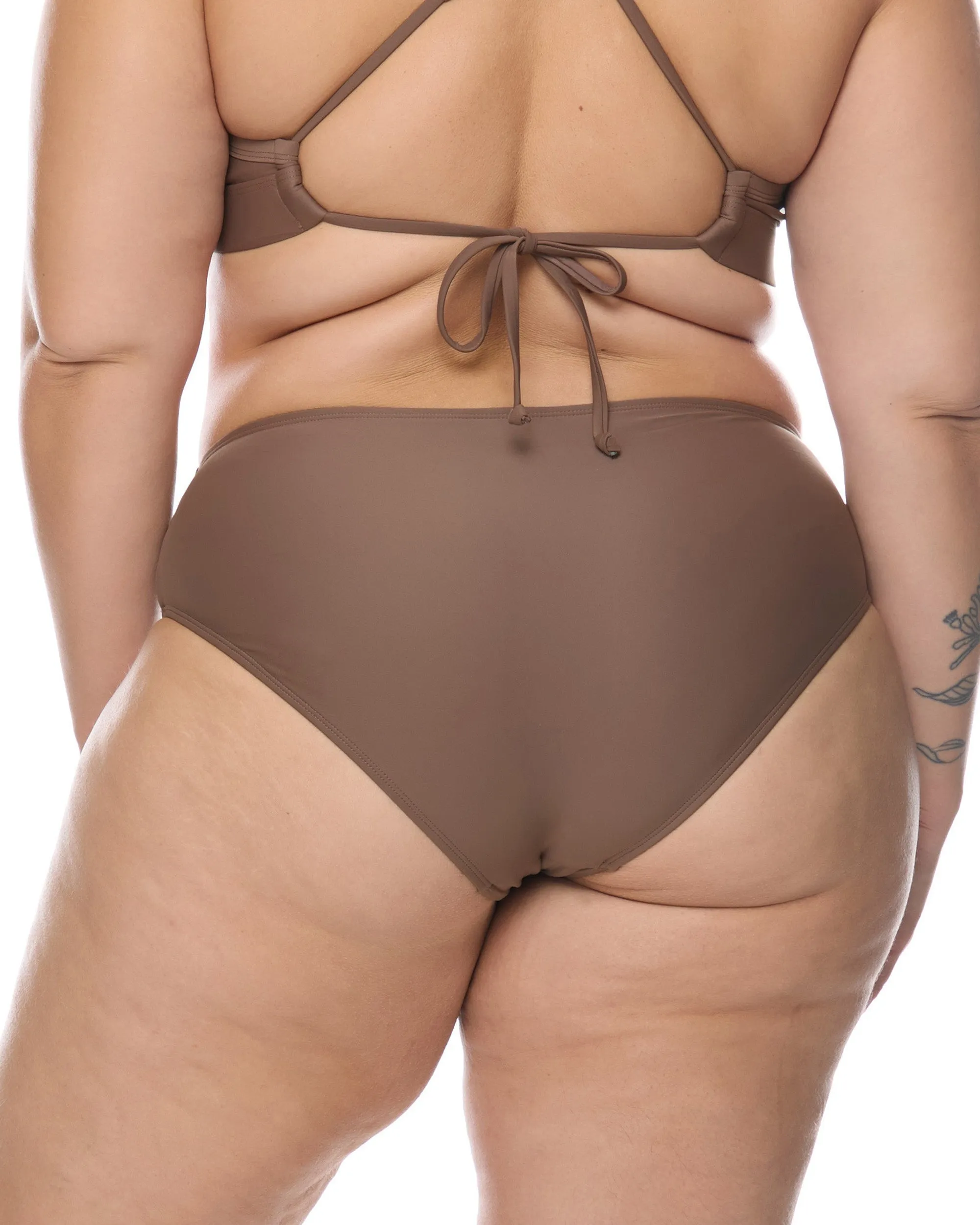 Smoothies Retro Plus Size Swim Bottom - Latte sold by Body Glove product image thumbnail 2