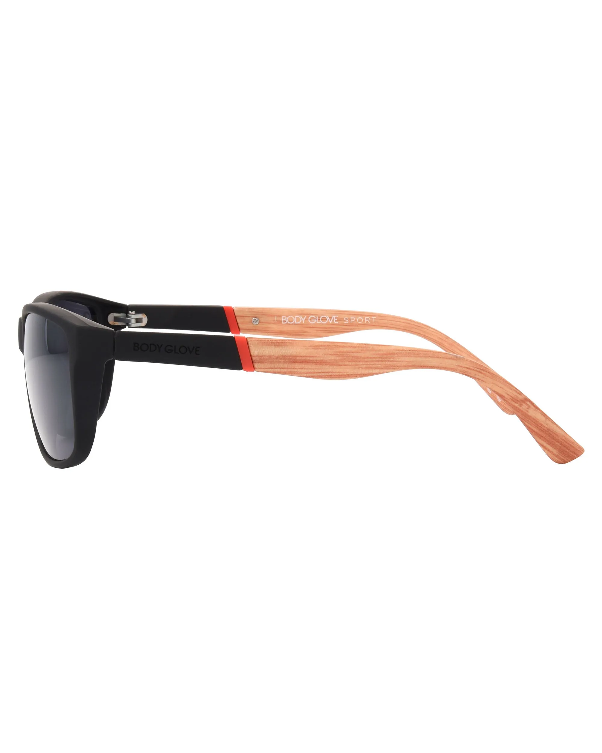 Men's Bright Future Rectangle Polarized Sunglasses - Black sold by Body Glove product image thumbnail 5