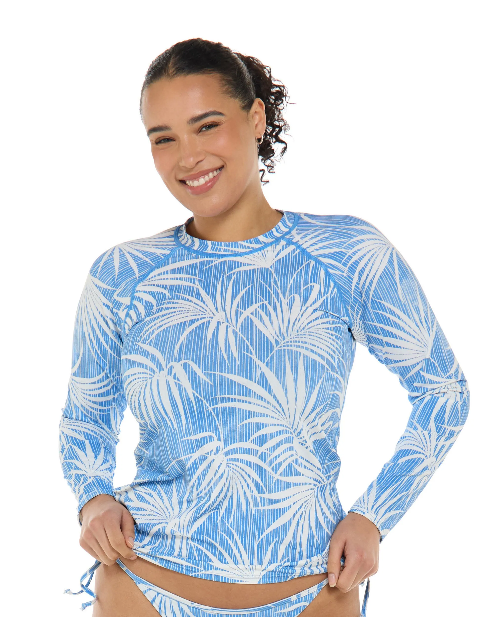 Breezy Palms Sleek Rashguard - Paradise sold by Body Glove