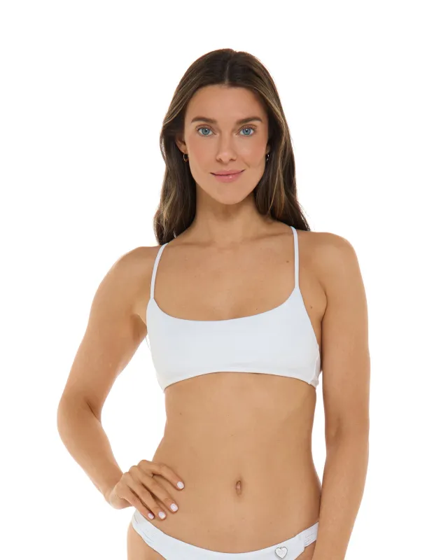 Smoothies Kimi Bralette Top - Snow sold by Body Glove