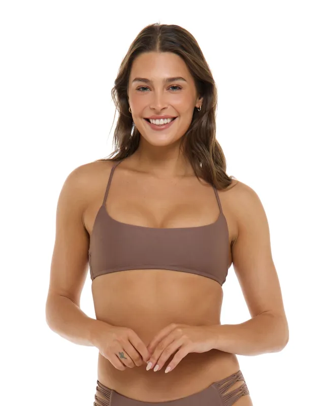 Smoothies Kimi Bralette Top - Latte made by Body Glove