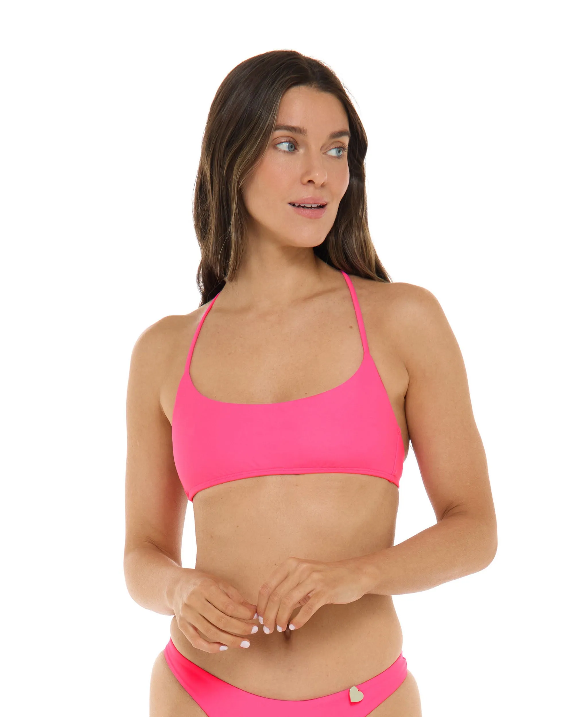 Smoothies Kimi Bralette Top - Bubble Gum sold by Body Glove