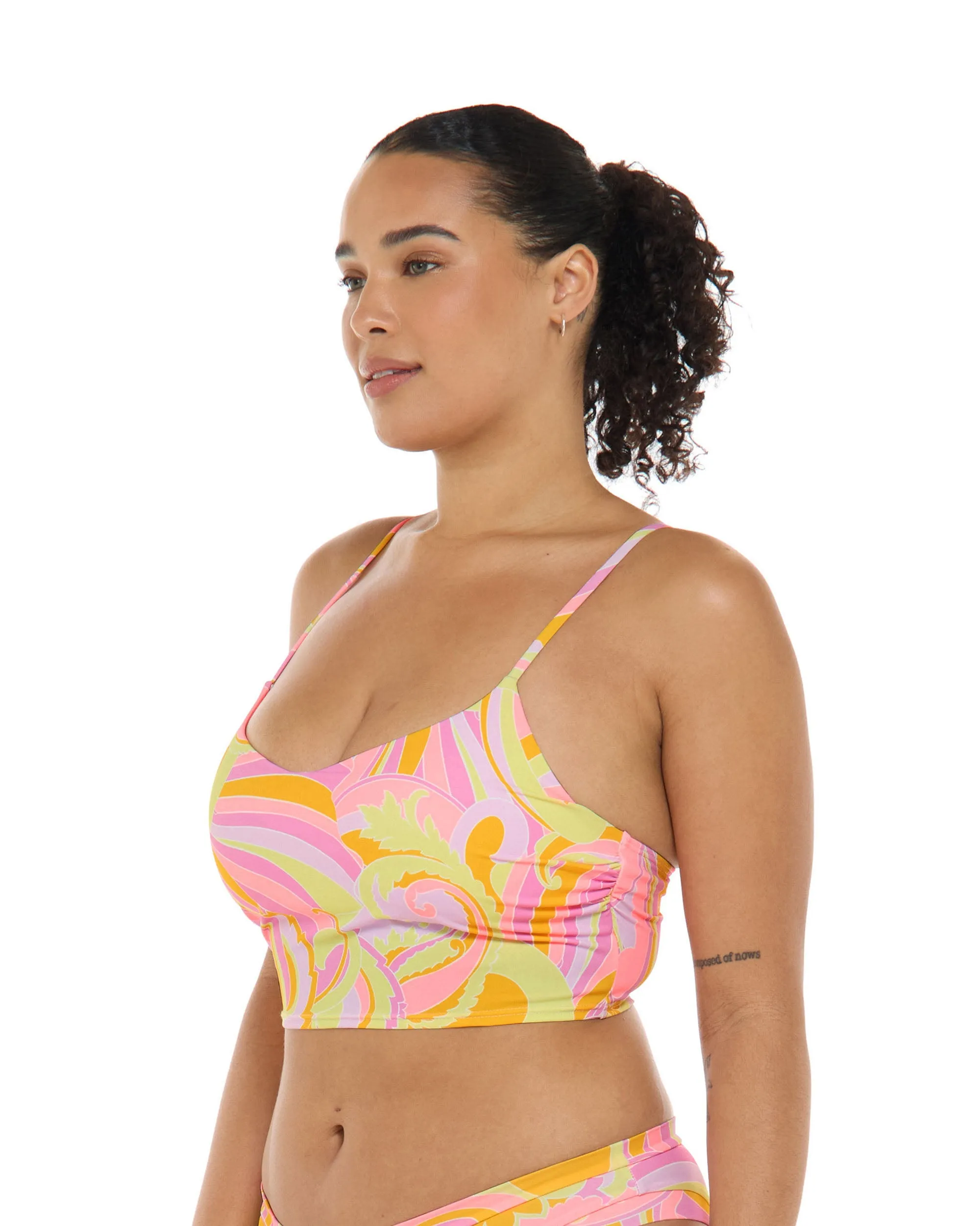 Sol Amarelo Mel Crop Top - Coral sold by Body Glove product image thumbnail 3