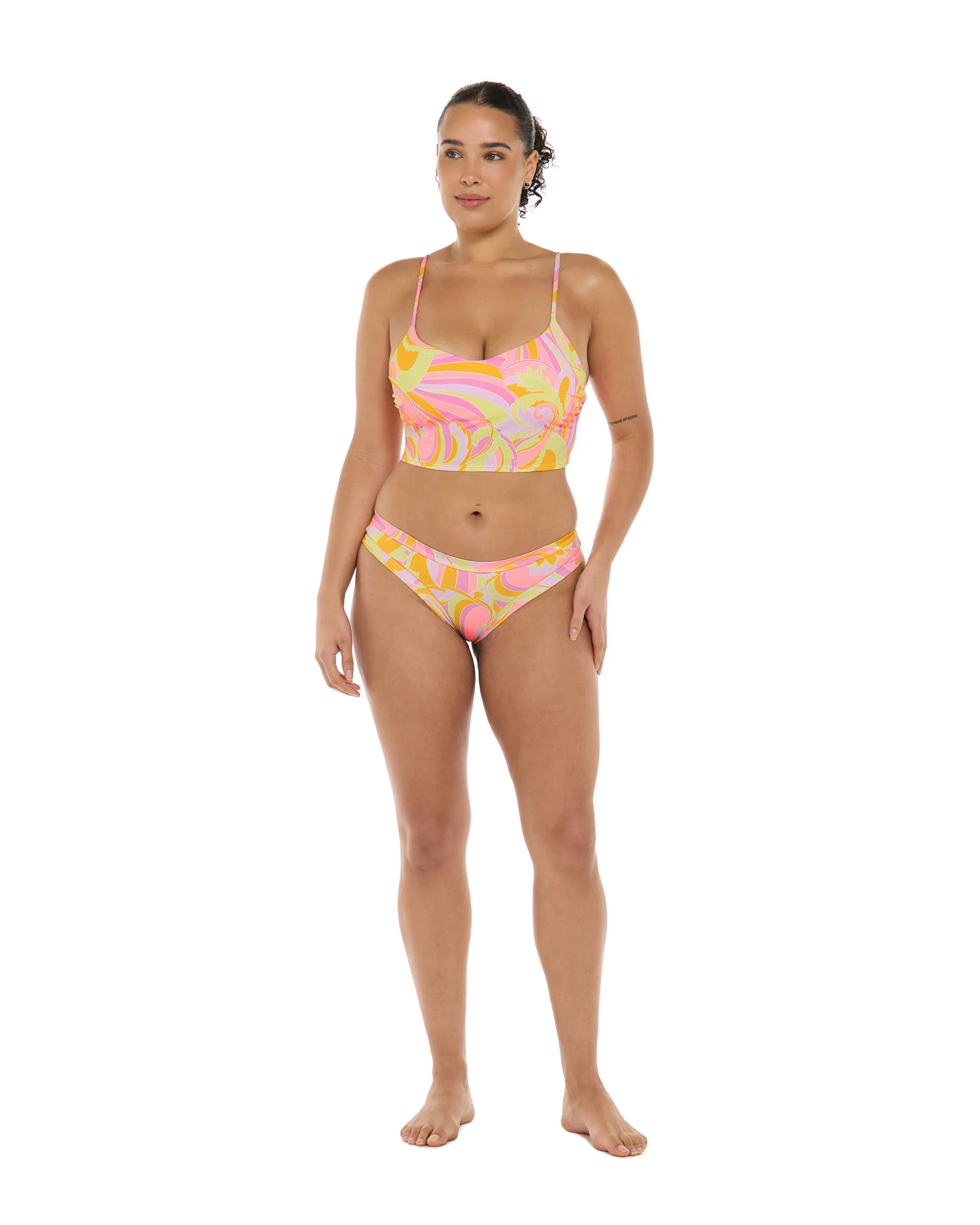 Sol Amarelo Mel Crop Top - Coral sold by Body Glove product image thumbnail 4