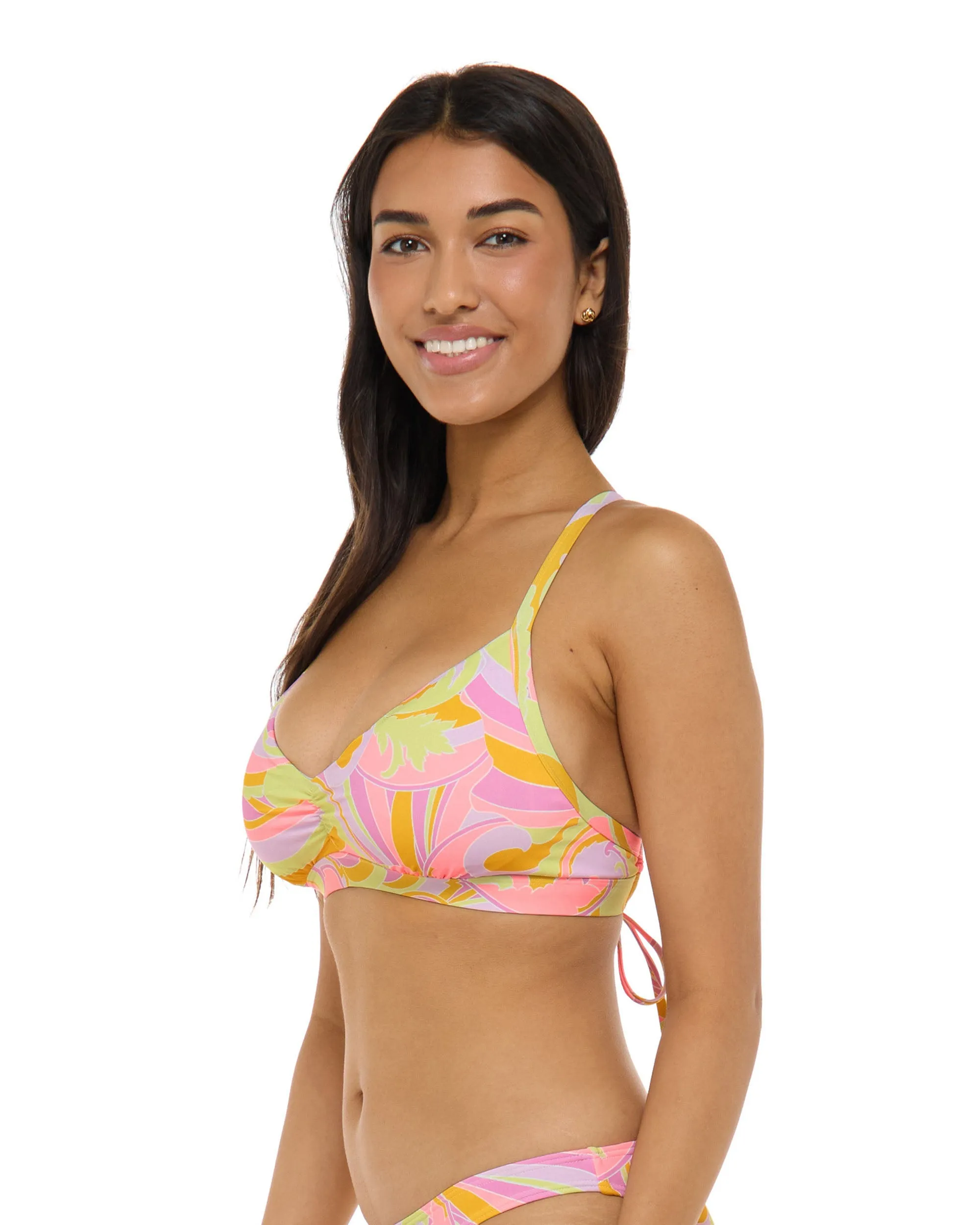 Sol Amarelo Drew D-F Cup Swim Top - Coral sold by Body Glove product image thumbnail 3