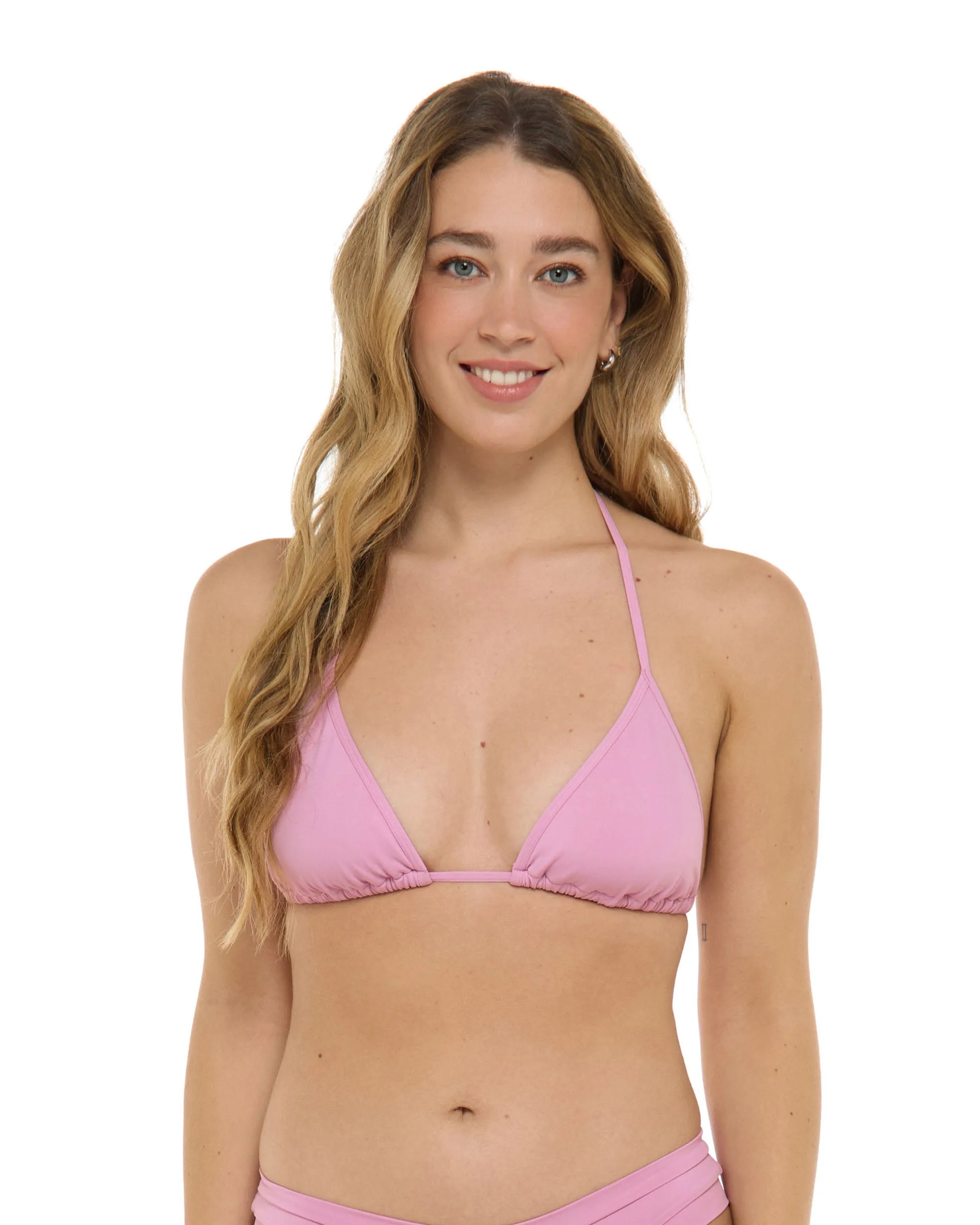 Sol Amarelo Dita Triangle Bikini Top - Mauve sold by Body Glove