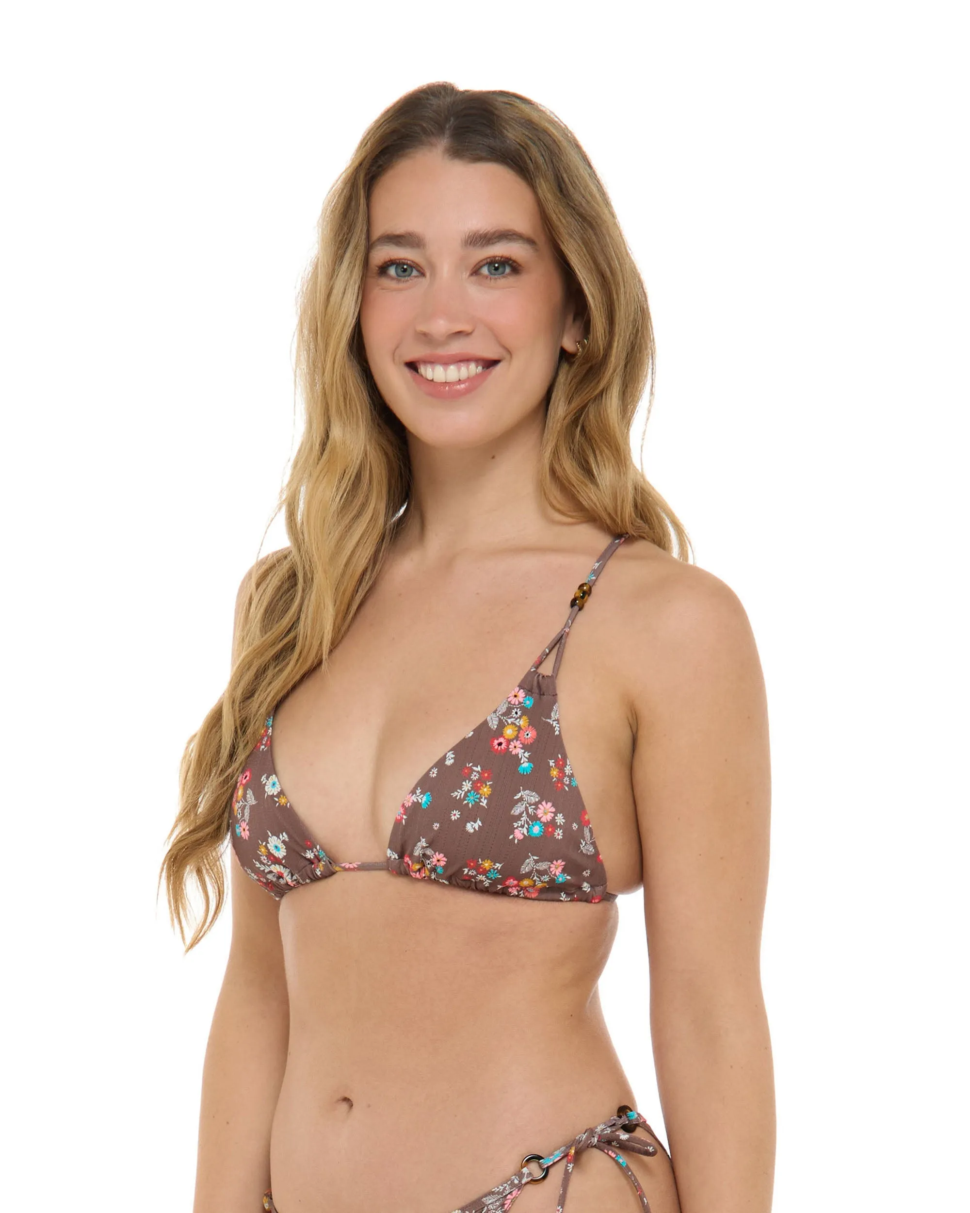 Belle Ashlyn Triangle Slider Bikini Top - Latte sold by Body Glove product image thumbnail 3