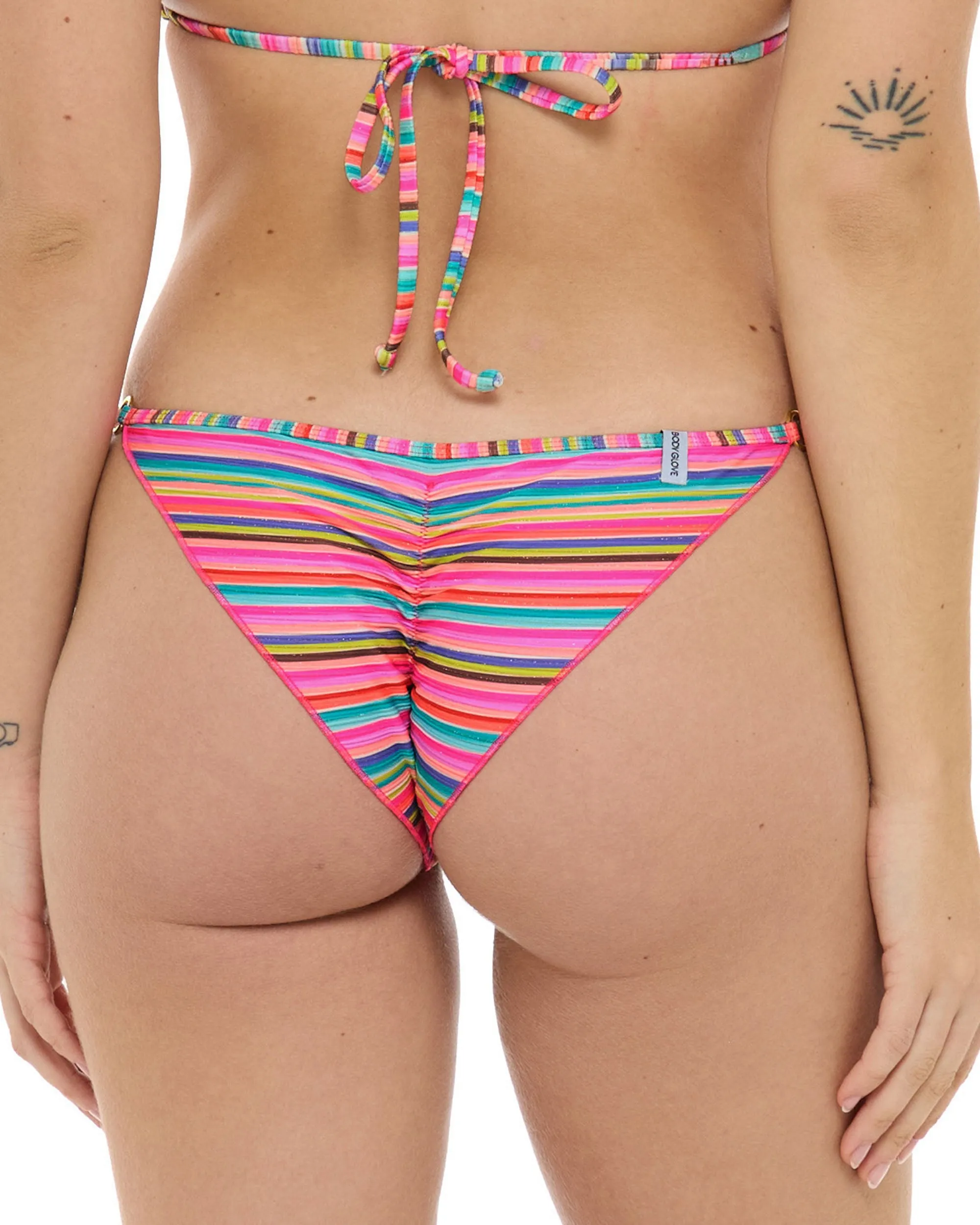 Shimmer Brasilia Tie-Side Bikini Bottom - Multi sold by Body Glove product image thumbnail 2