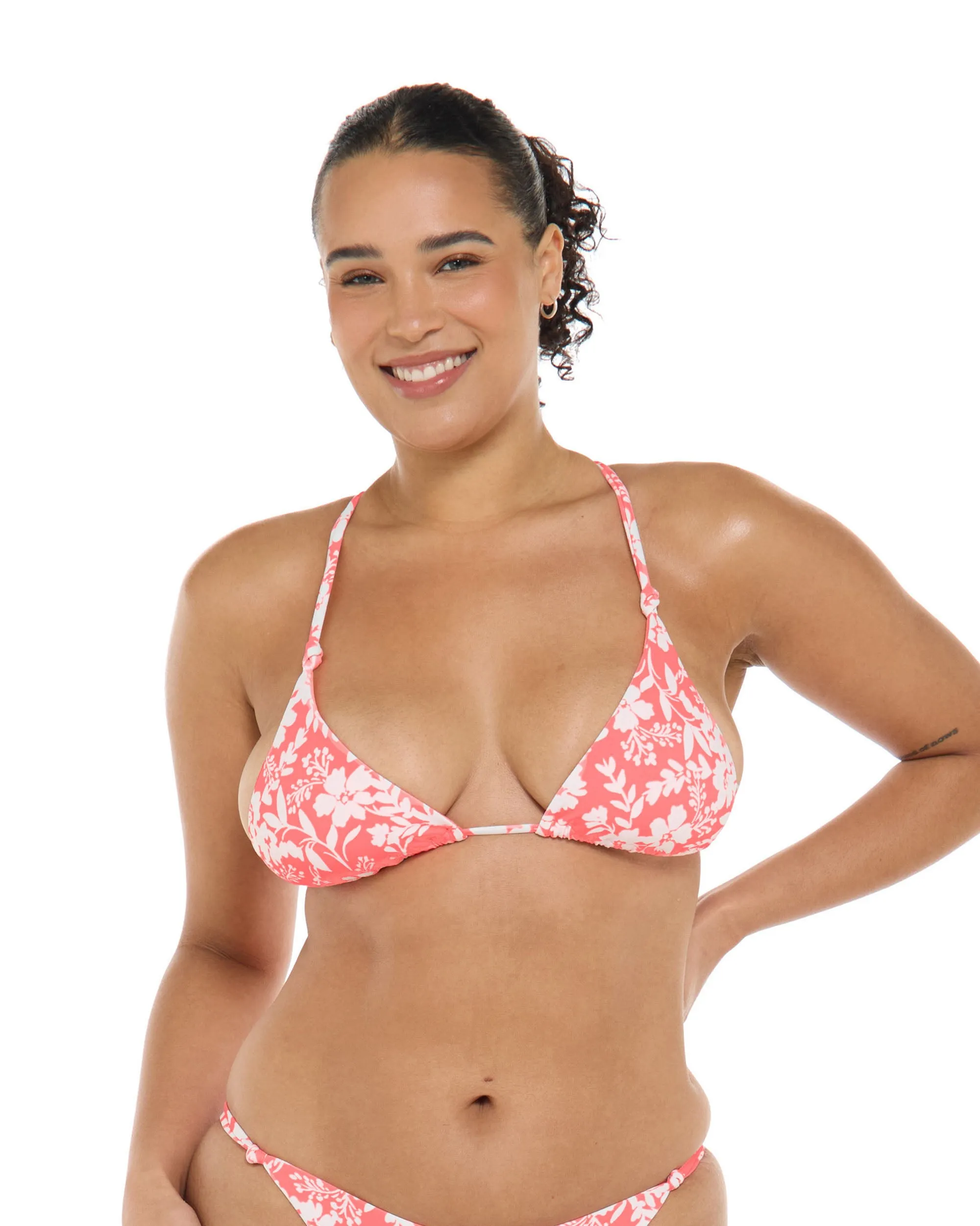Blooms Ashlyn Triangle Slider Bikini Top - Sunkissed sold by Body Glove